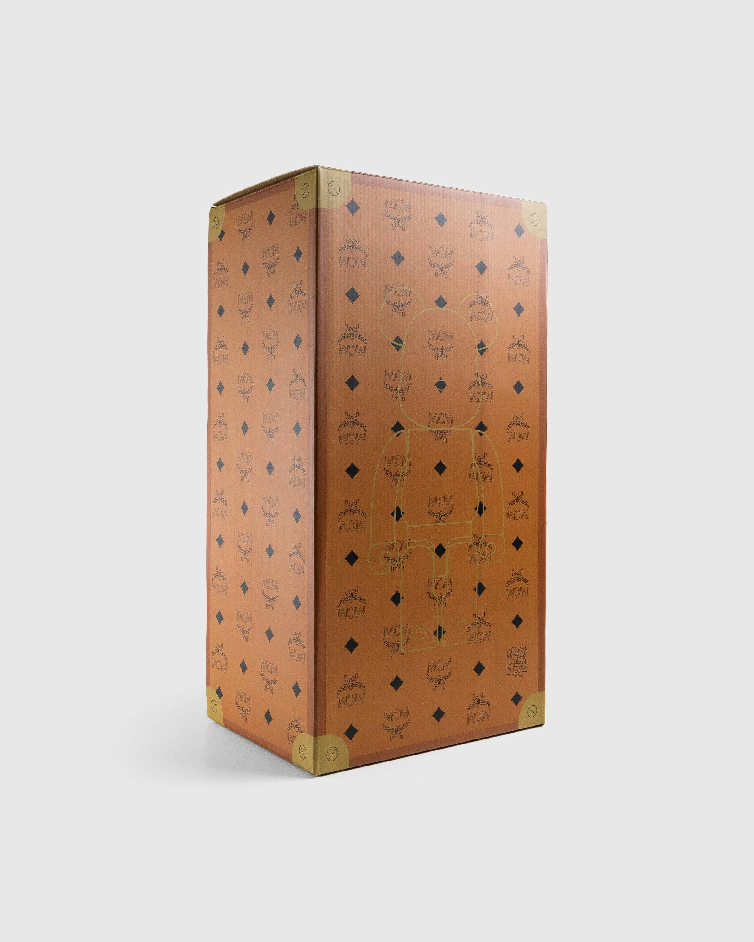 Medicom x MCM - MCM Be@rbrick Cognac 1000% - Lifestyle - Black - Image 7
