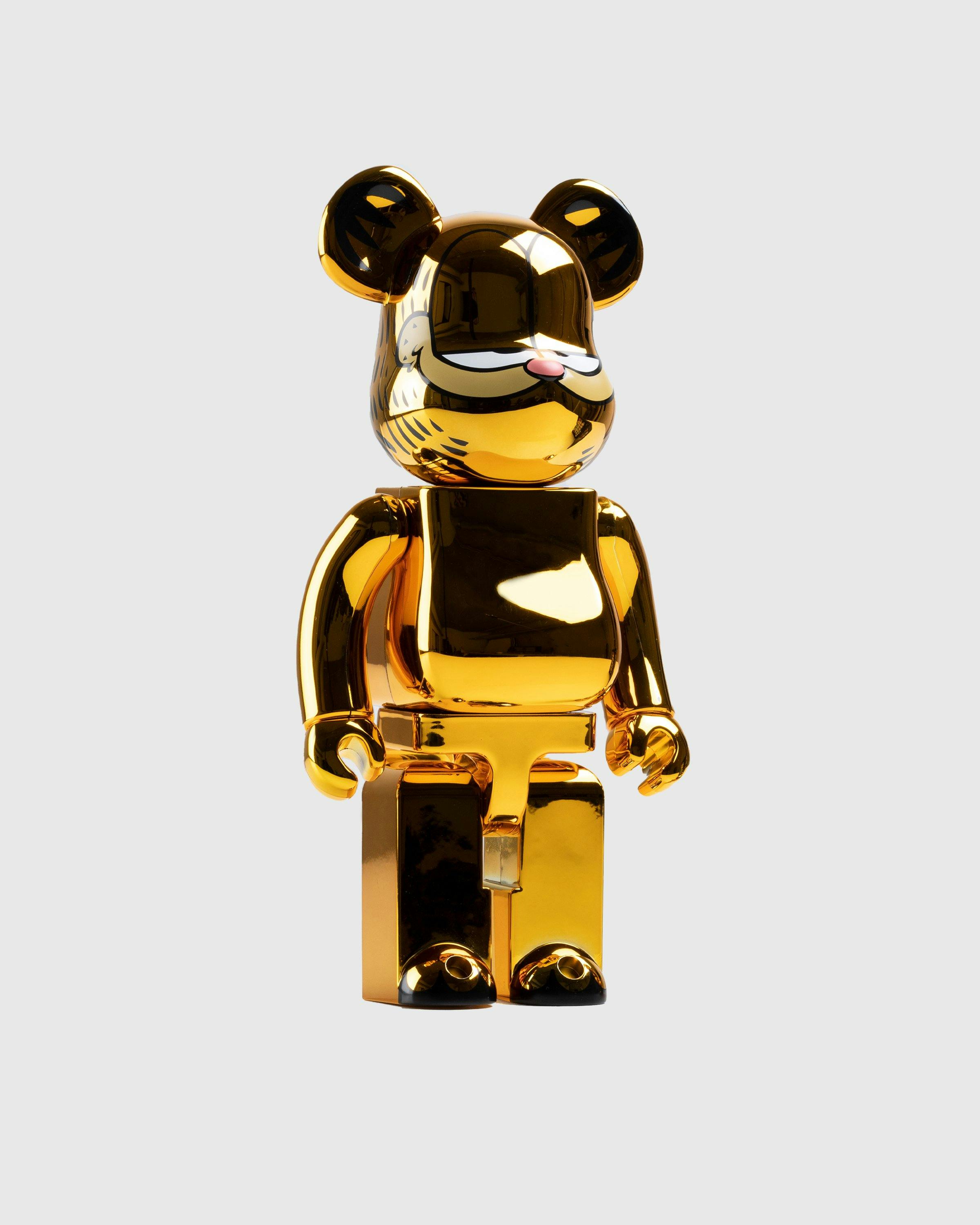 Medicom - Be@rbrick Garfield 1000% Gold Chrome - Lifestyle - Orange - Image 2