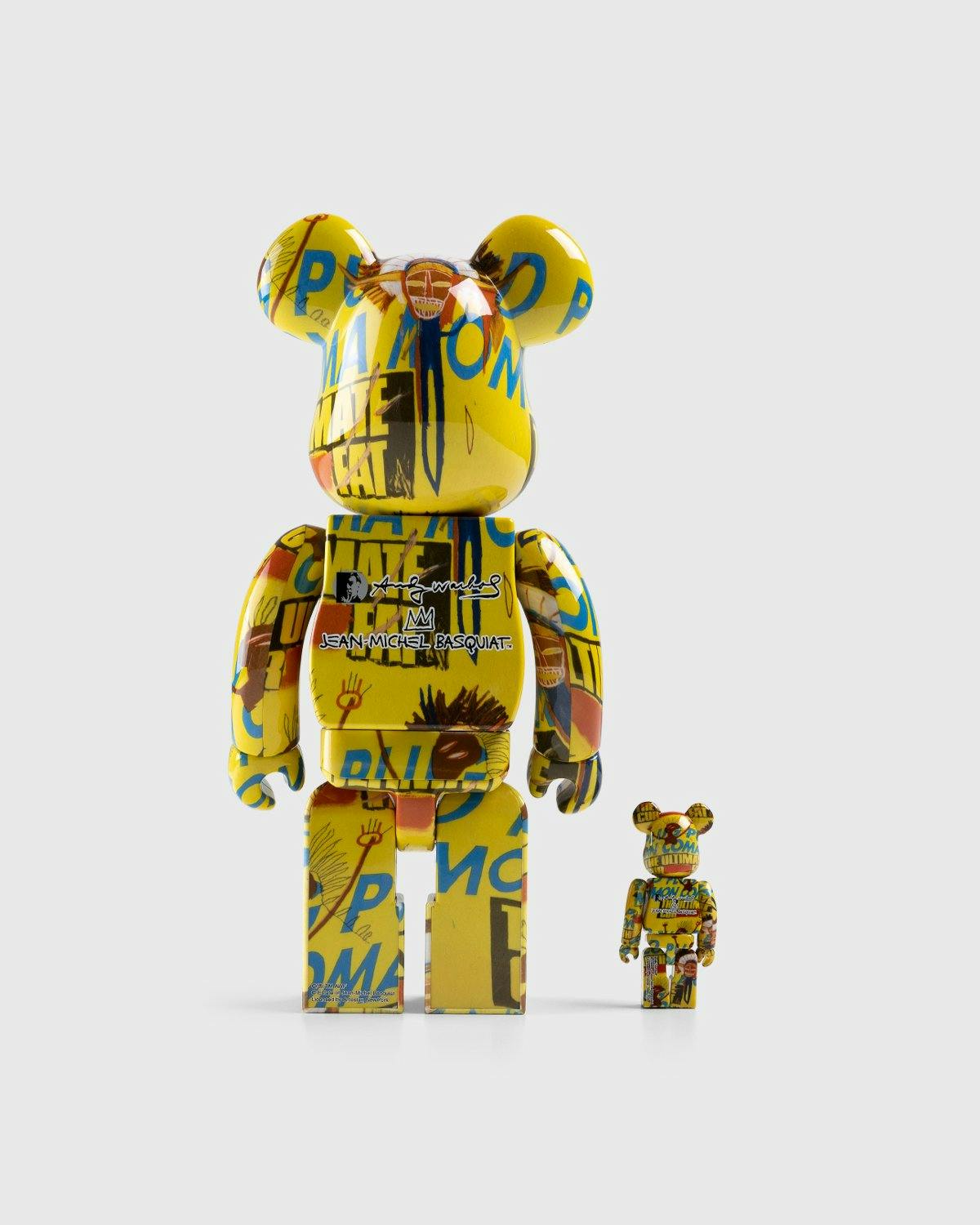 Medicom - Be@rbrick Andy Warhol x Jean-Michel Basquiat #3 100% and 400% Set Multi - Lifestyle - Multi - Image 2