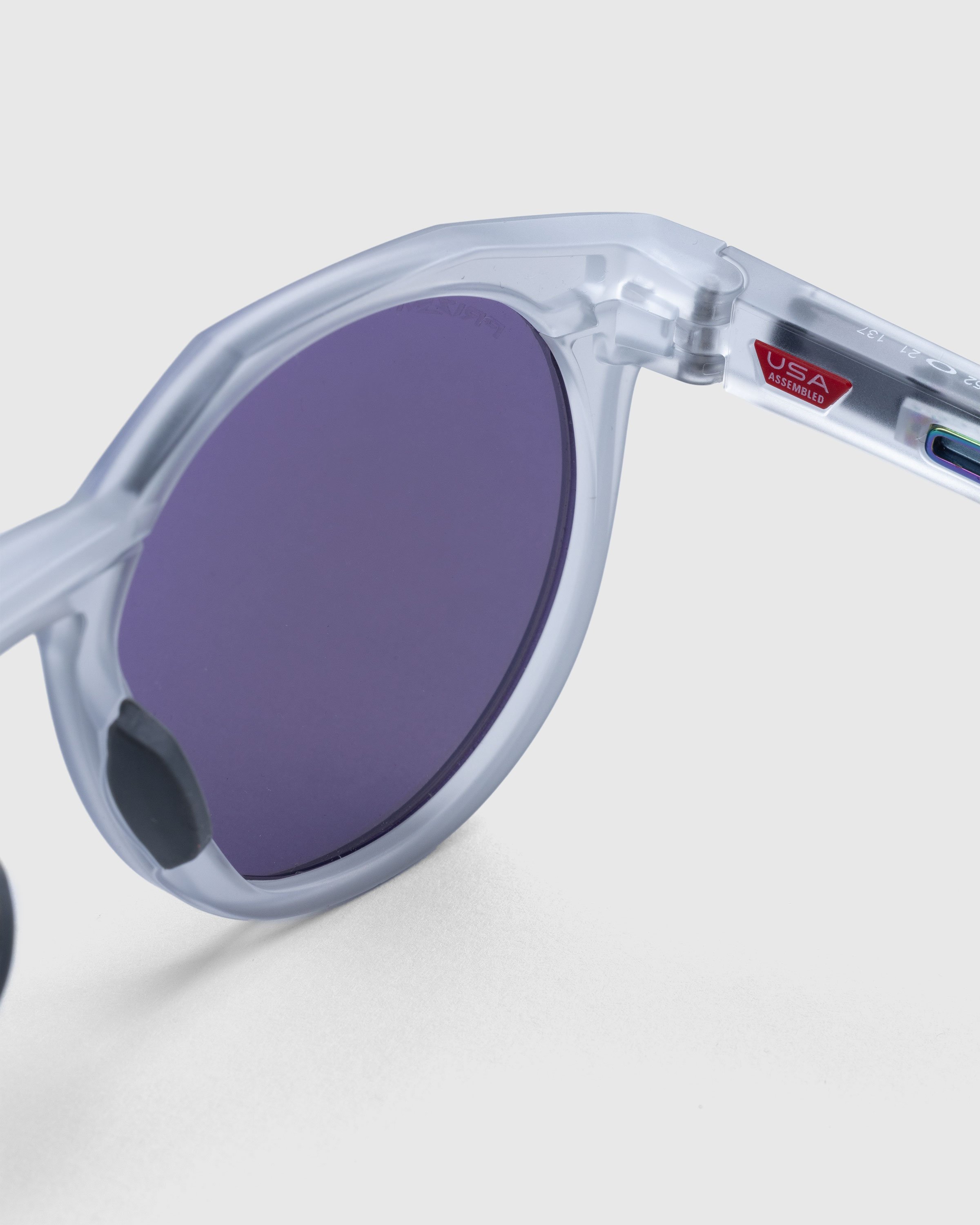 Oakley - HSTN Metal Matte Clear/Prizm Violet - Accessories - Purple - Image 4