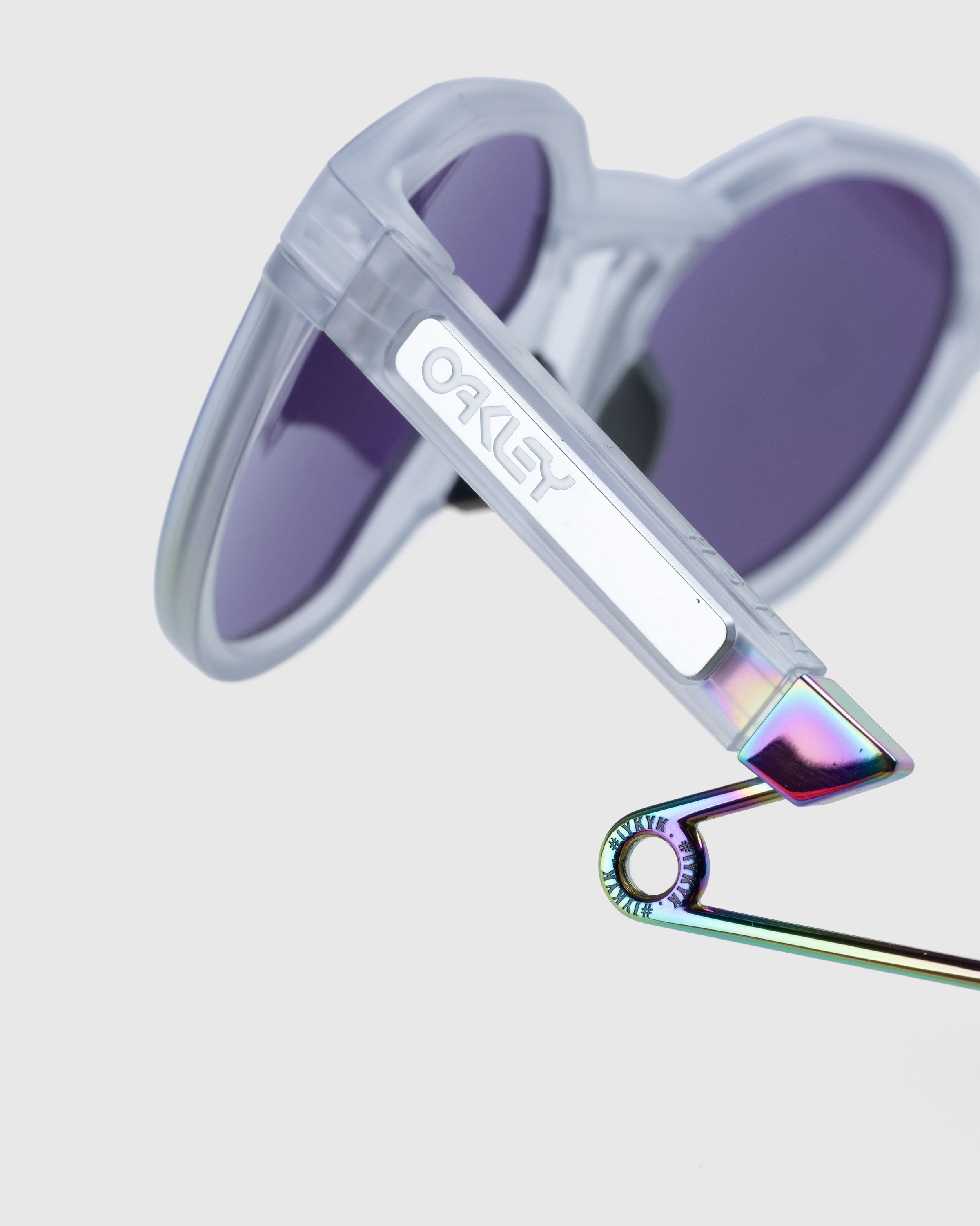 Oakley - HSTN Metal Matte Clear/Prizm Violet - Accessories - Purple - Image 5