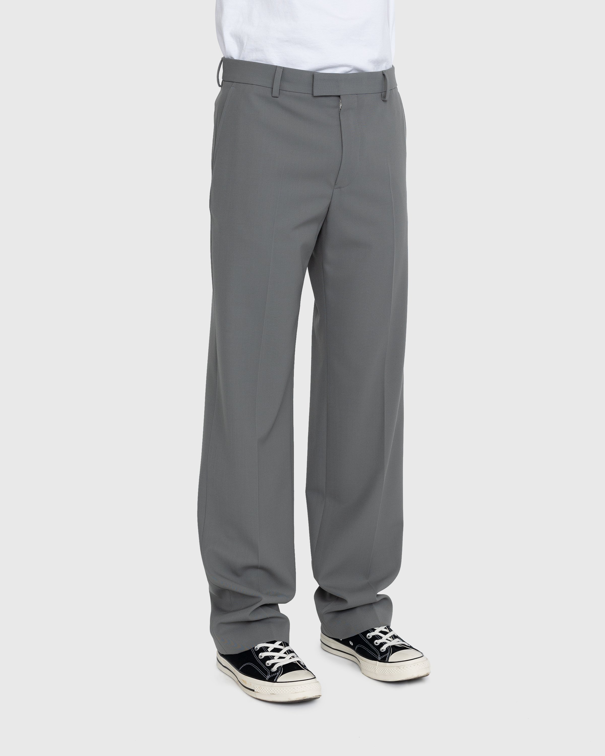Dries van Noten - Pinnet Long Pants Grey - Clothing - Grey - Image 3