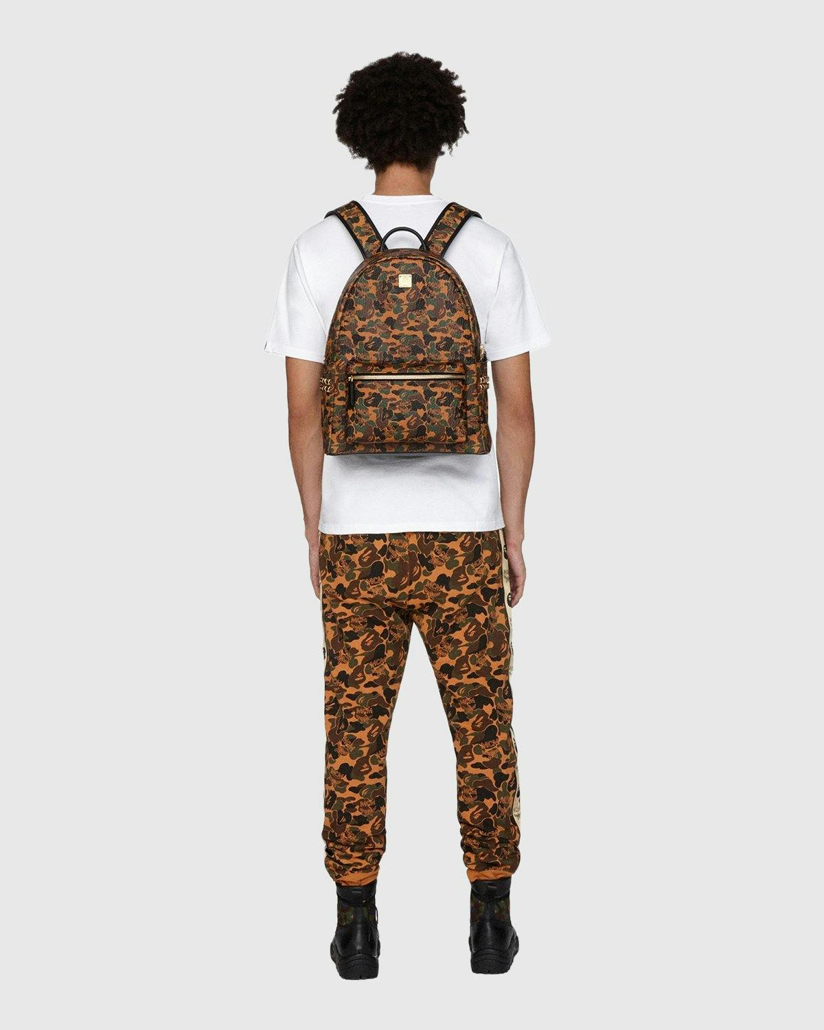 MCM x BAPE - Backpack 040 Kamo Khaki - Accessories - Brown - Image 6