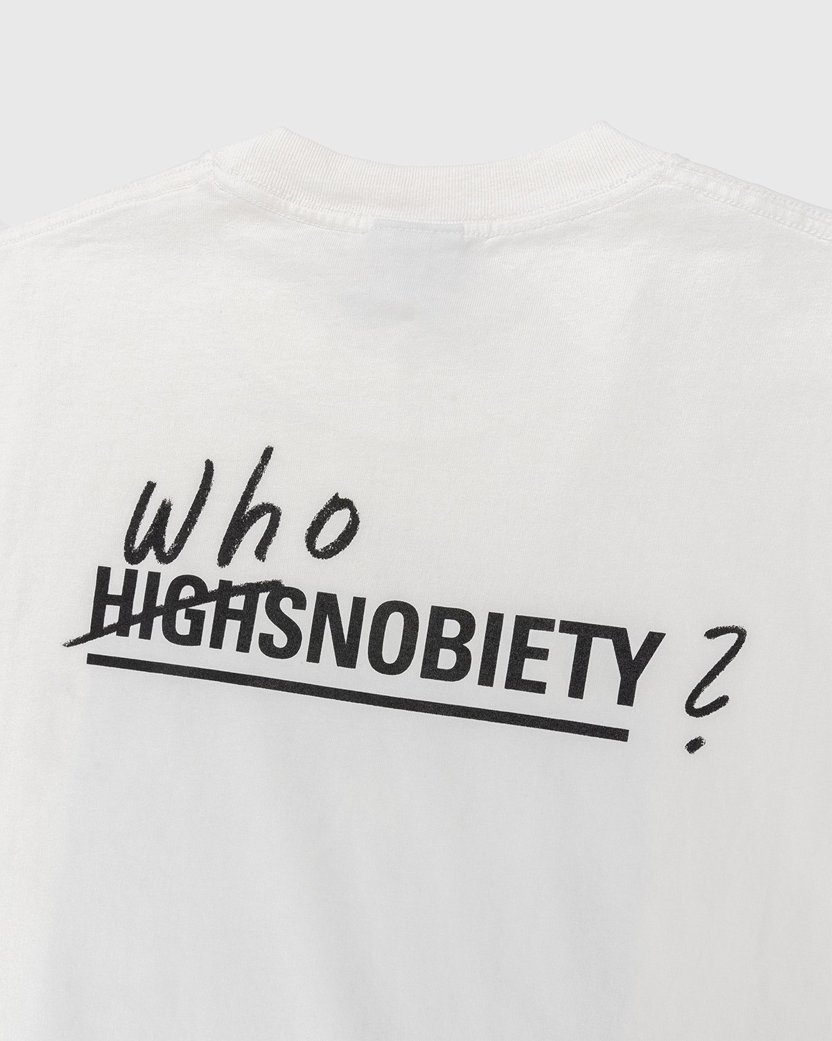 Simon Fujiwara x Highsnobiety - Mona Lisa T-Shirt White - Clothing - White - Image 5