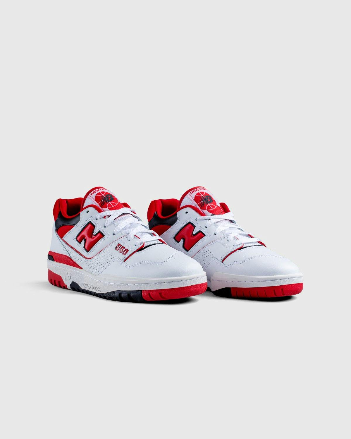 New Balance - BB550SE1 White Red - Footwear - White - Image 3