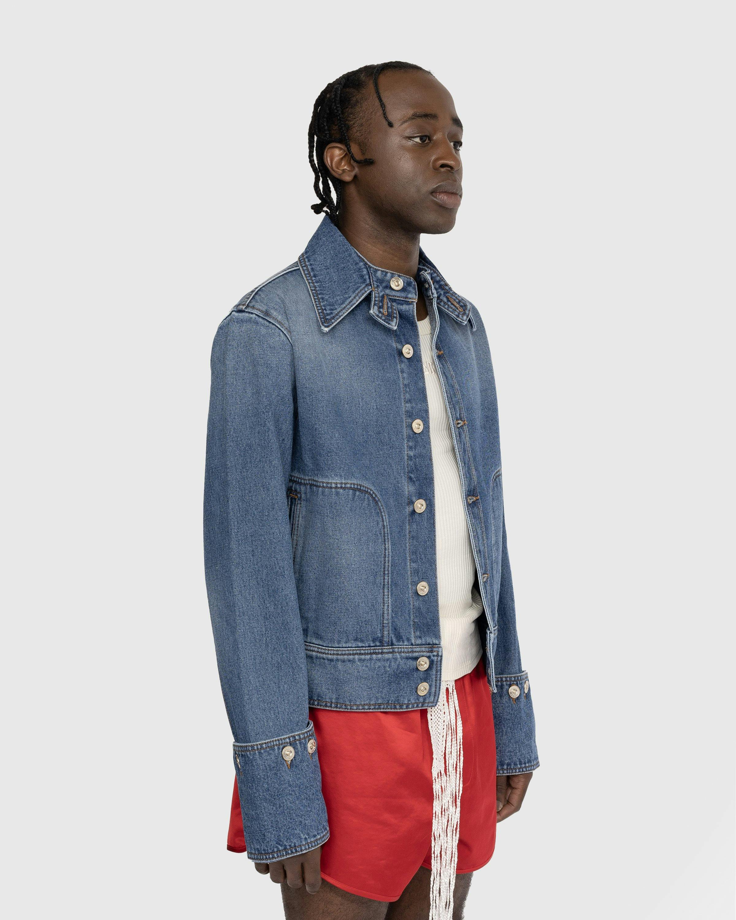 Wales Bonner - Delta Denim Jacket - Clothing - Blue - Image 3