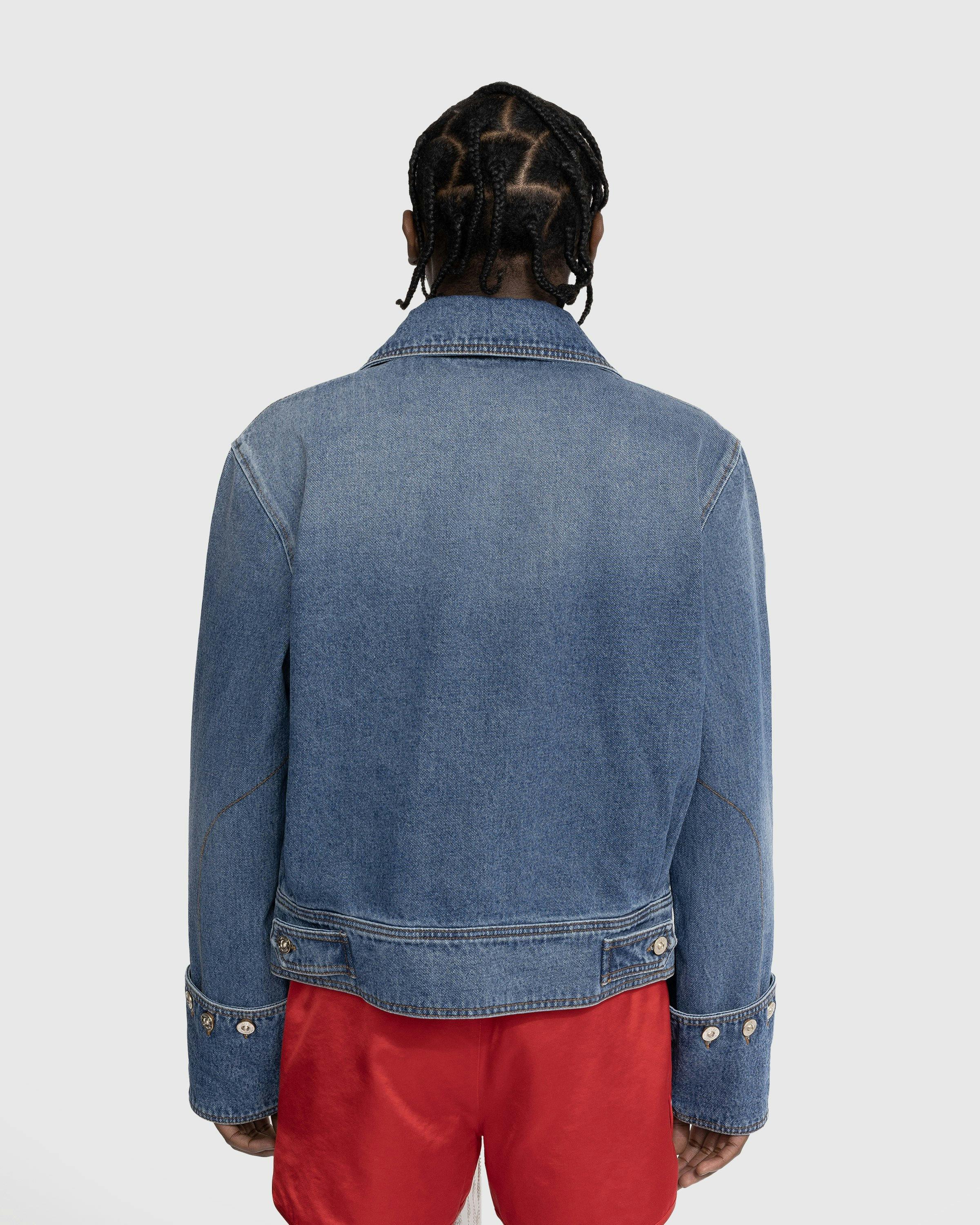 Wales Bonner - Delta Denim Jacket - Clothing - Blue - Image 4