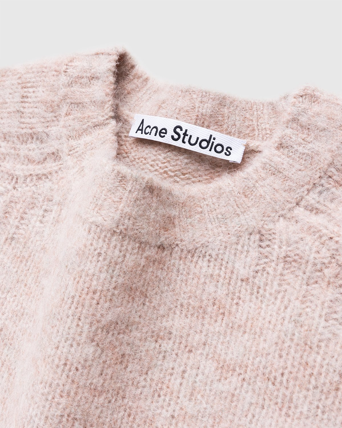 Acne Studios - Knit Sweater Pastel Pink - Clothing - Pink - Image 4