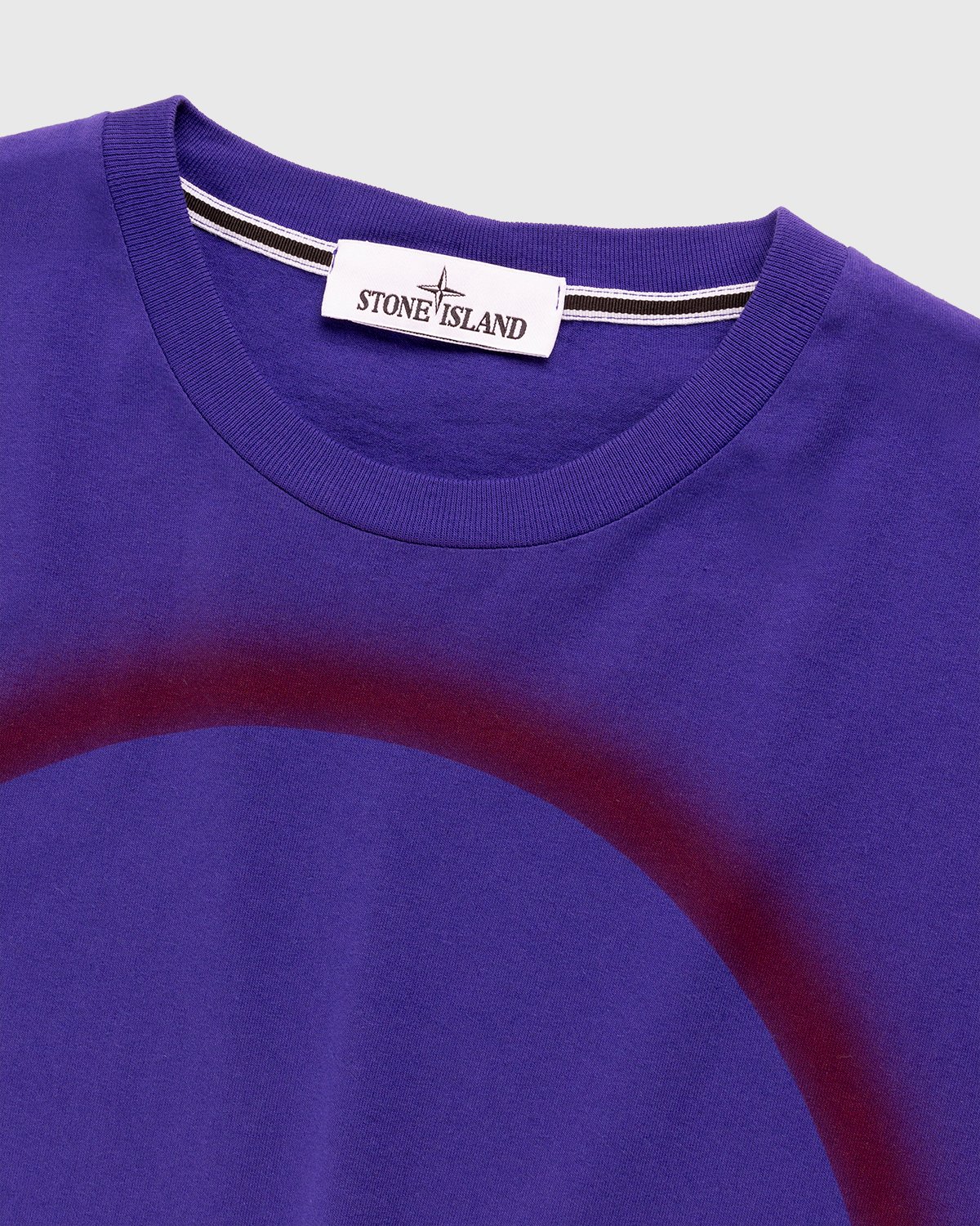 Stone Island - 2NS95 Garment-Dyed Solar Eclipse One T-Shirt Bright Blue - Clothing - Blue - Image 4