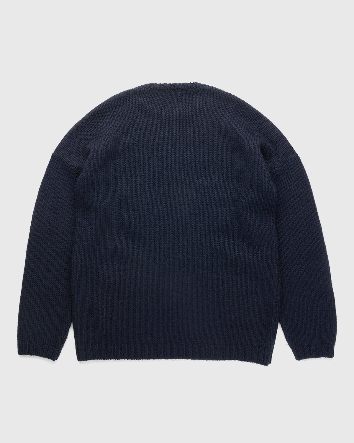 Our Legacy - Popover Roundneck Lucky Clover Navy - Clothing - Black - Image 2