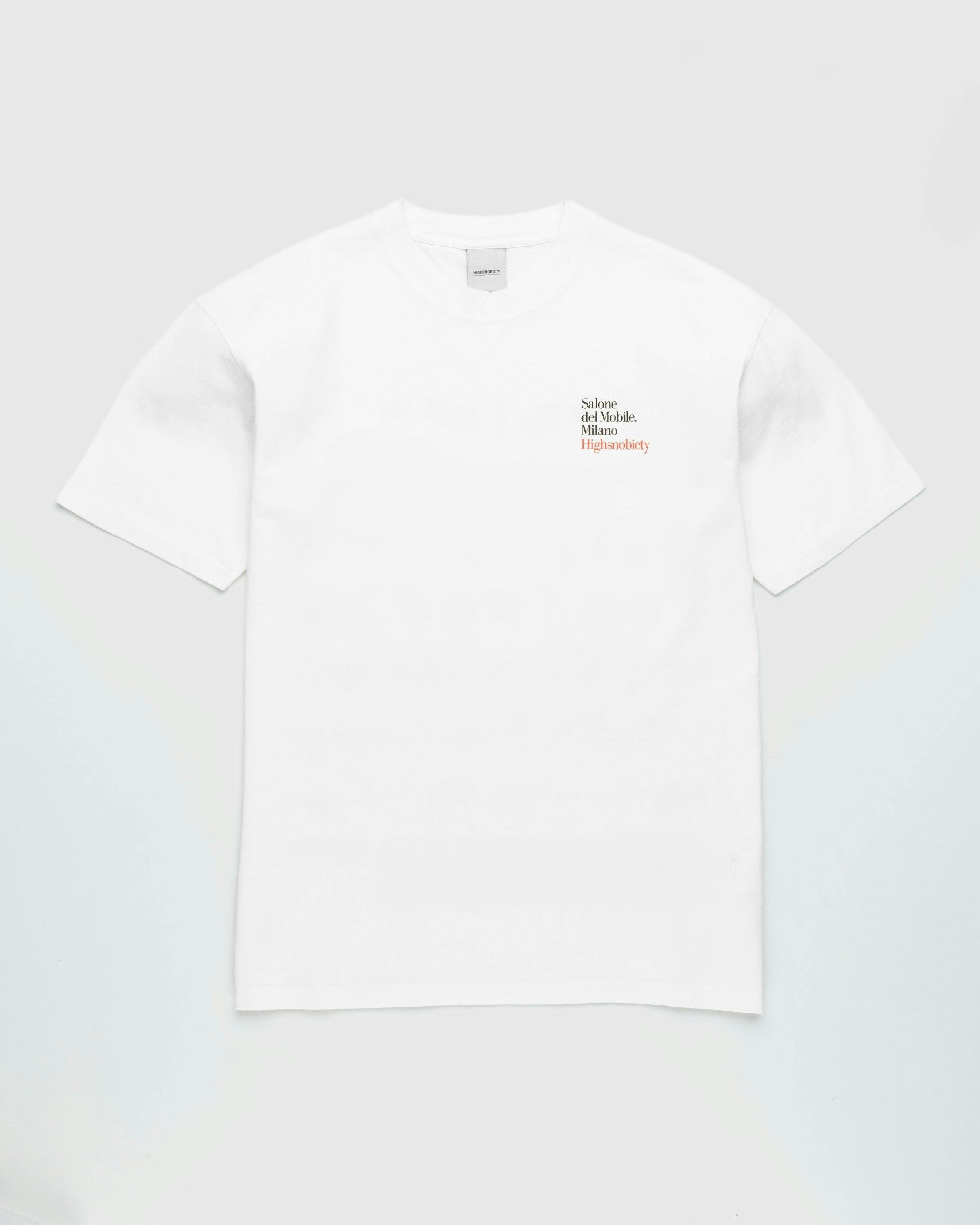 Salone del Mobile x Highsnobiety - Graphic T-Shirt White - Clothing - White - Image 2