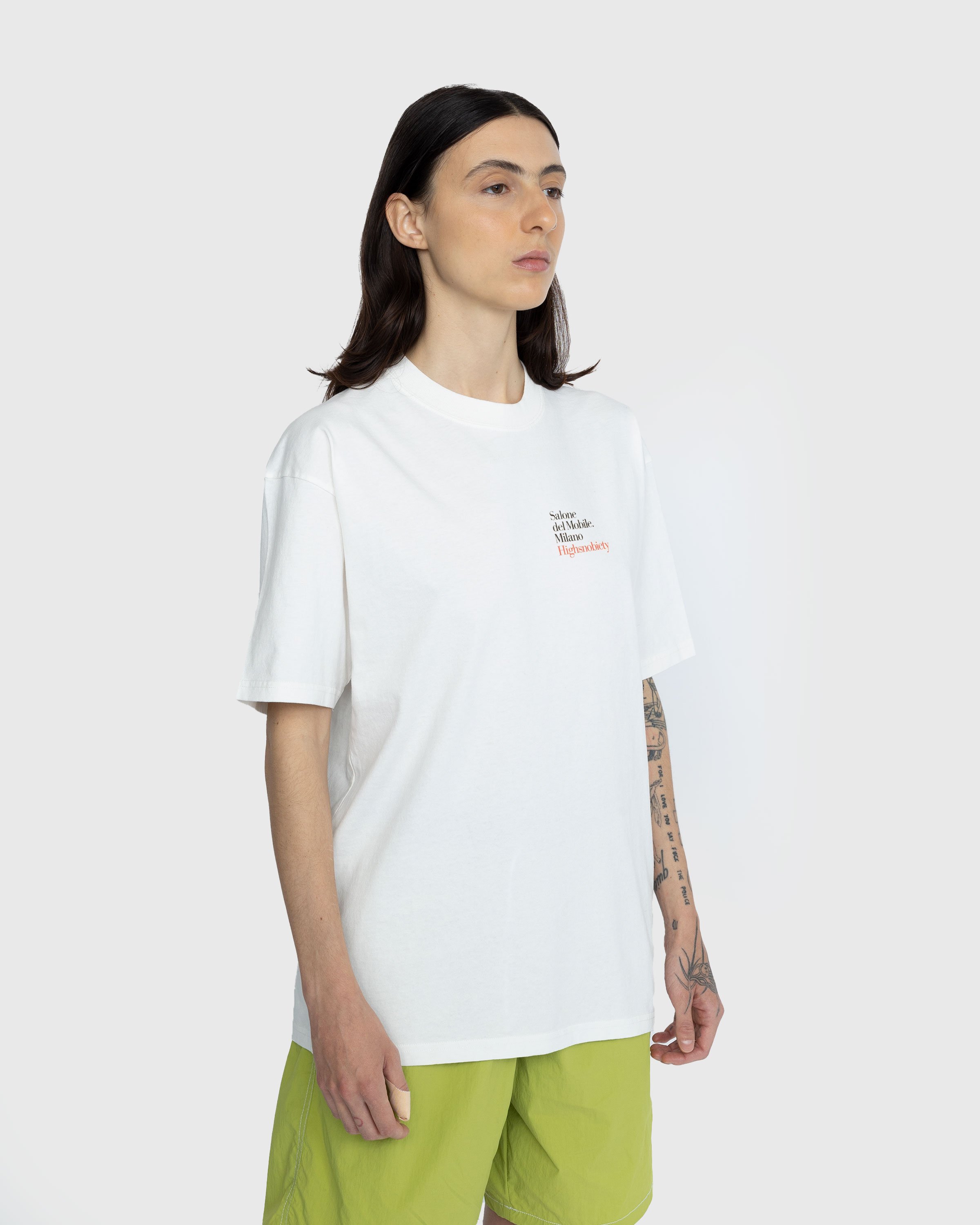 Salone del Mobile x Highsnobiety - Graphic T-Shirt White - Clothing - White - Image 6