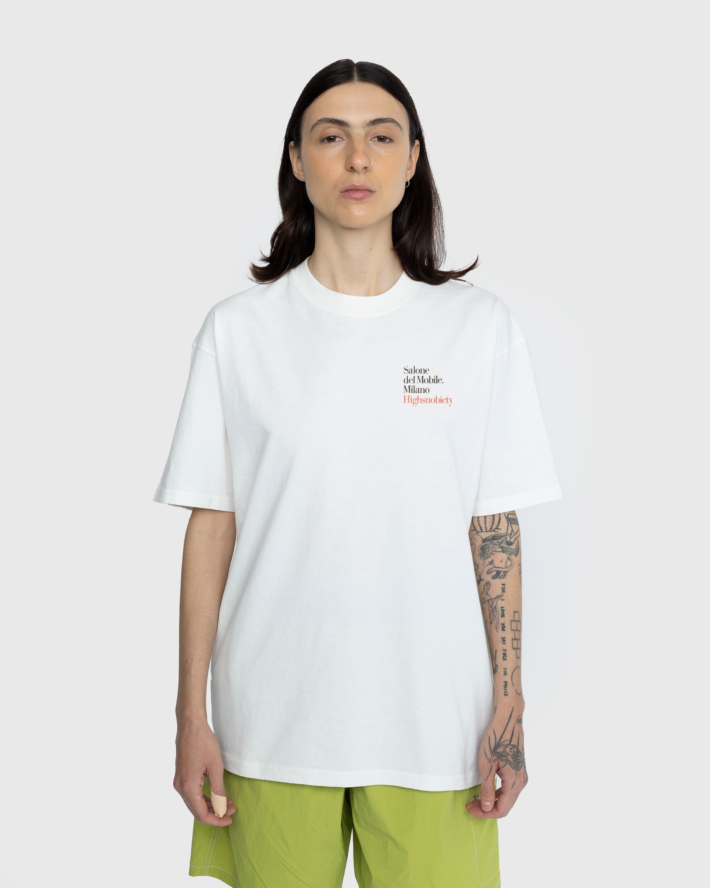 Salone del Mobile x Highsnobiety - Graphic T-Shirt White - Clothing - White - Image 8