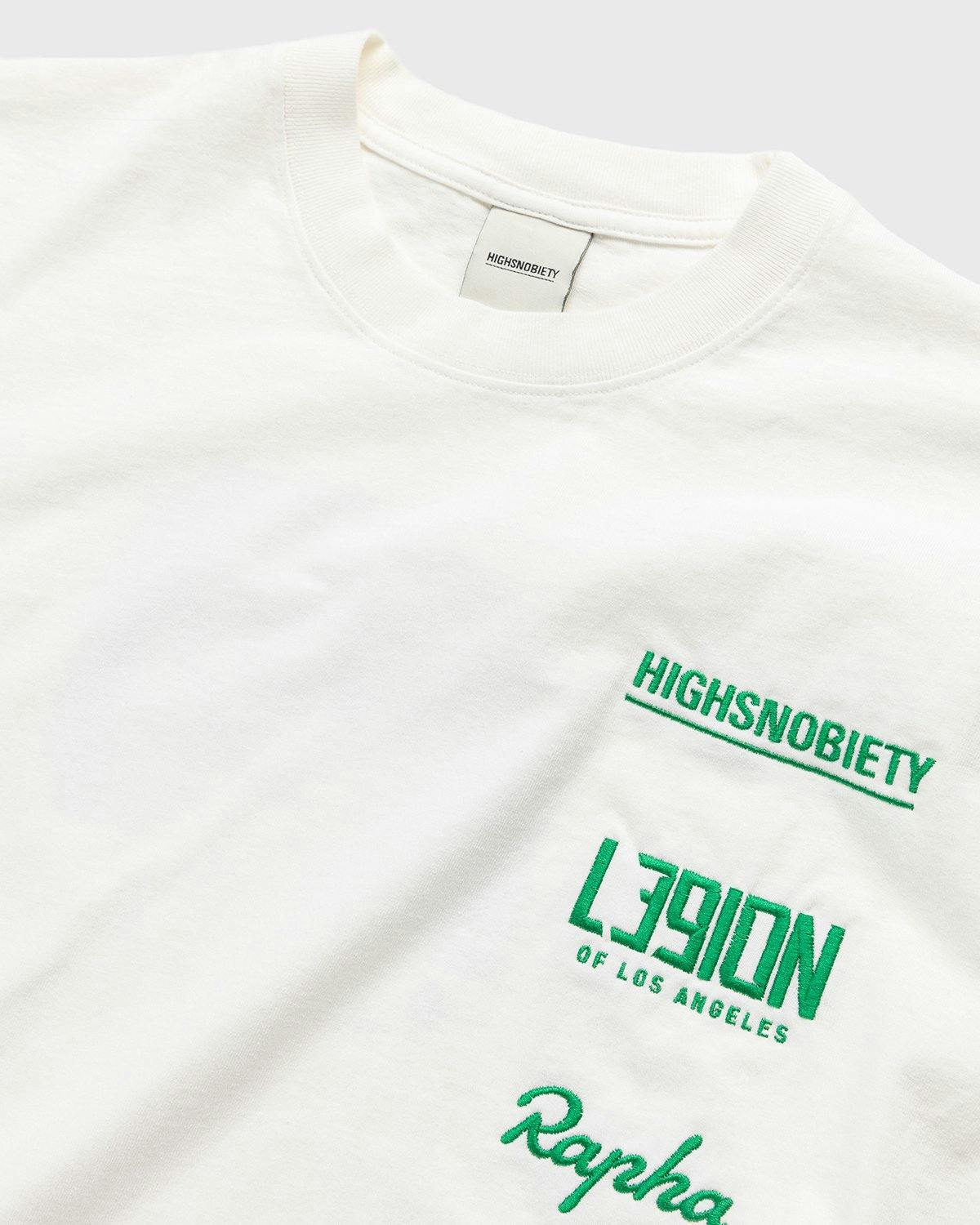 Rapha x L39ION of LA x Highsnobiety - HS Sports T-Shirt White - Clothing - White - Image 5