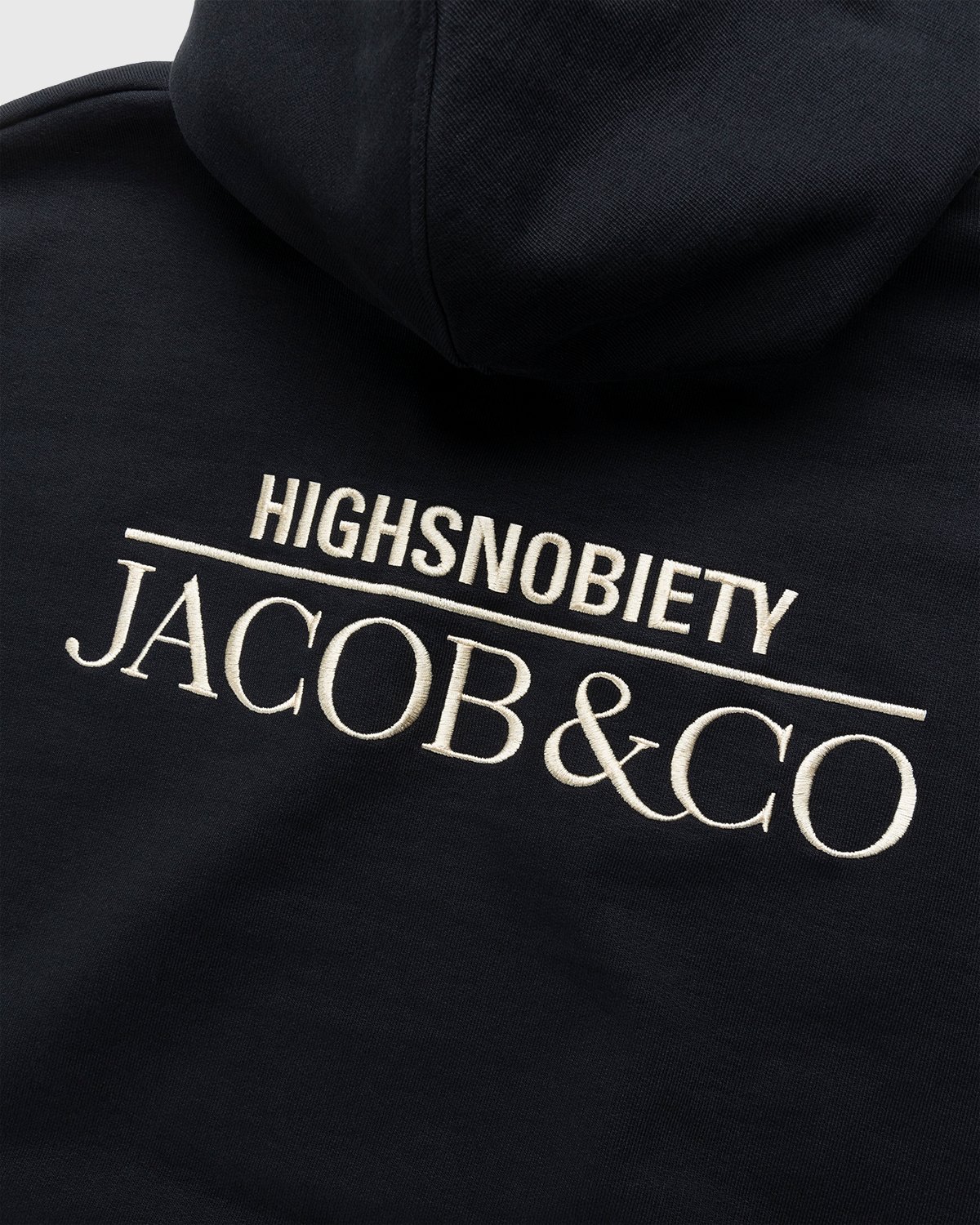 Jacob & Co. x Highsnobiety - City Fleece Hoodie Black - Clothing - Black - Image 3