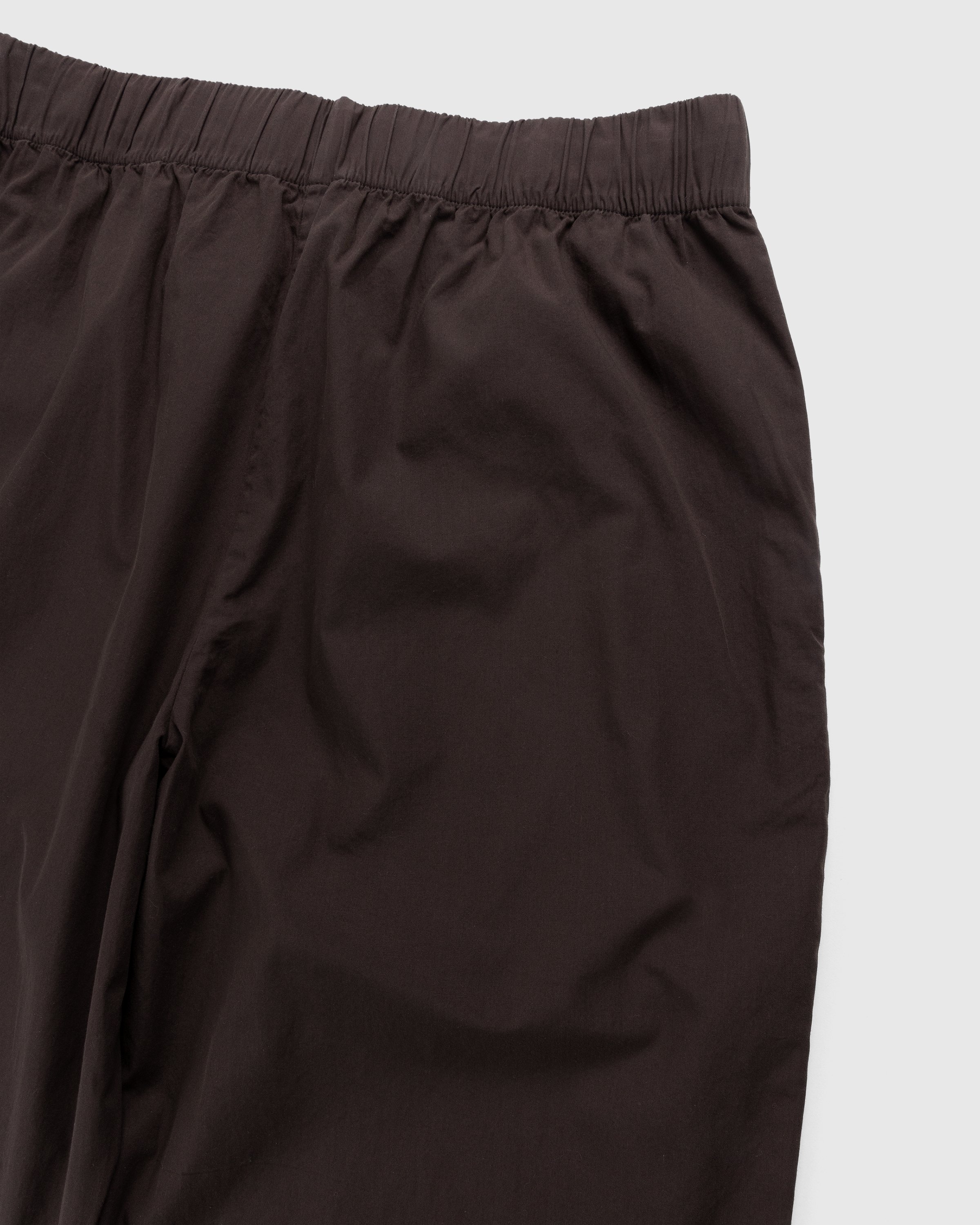 Tekla - Cotton Poplin Pyjamas Pants Coffee - Clothing - Brown - Image 4