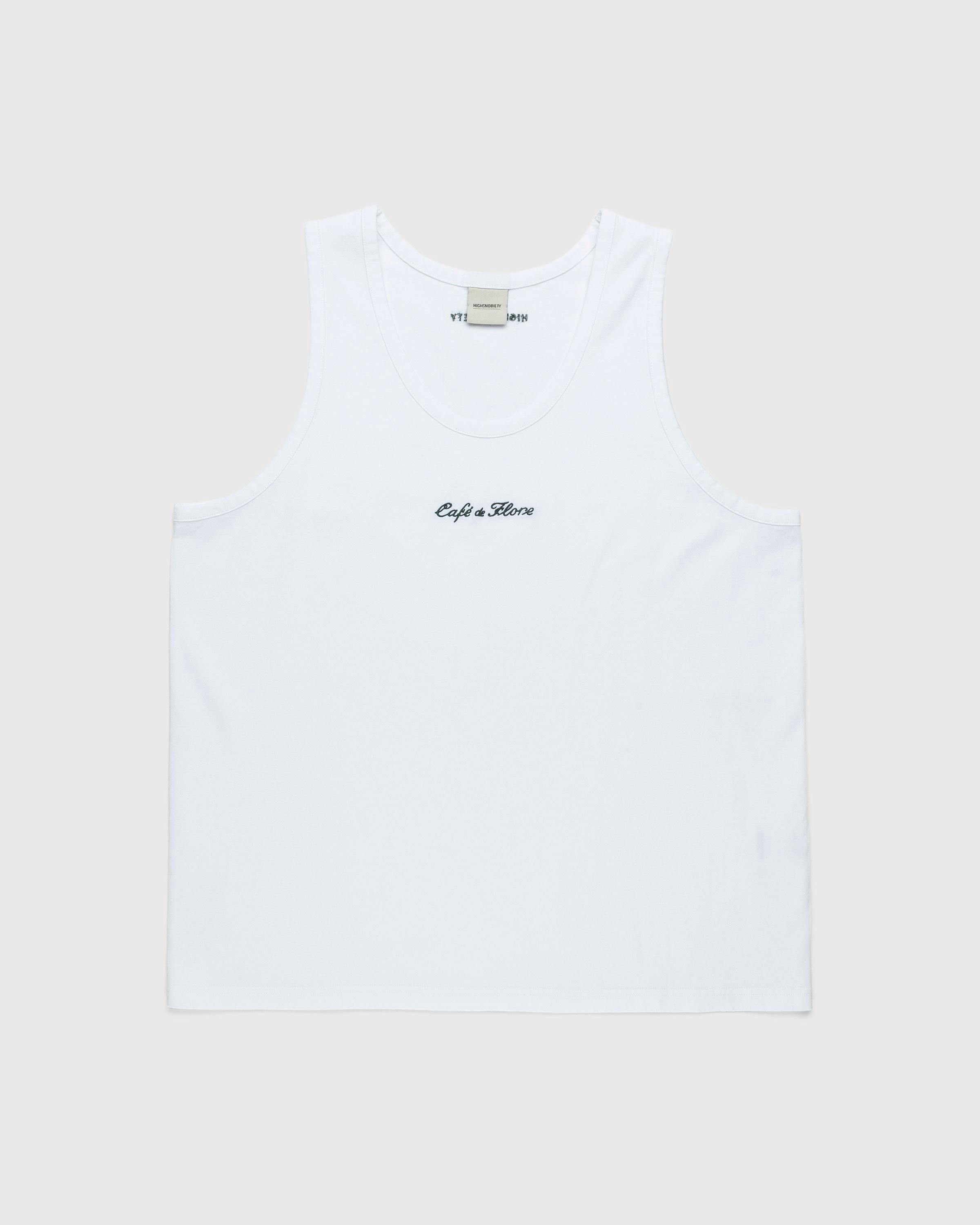 Café de Flore x Highsnobiety - Tank Top White - Clothing - White - Image 1