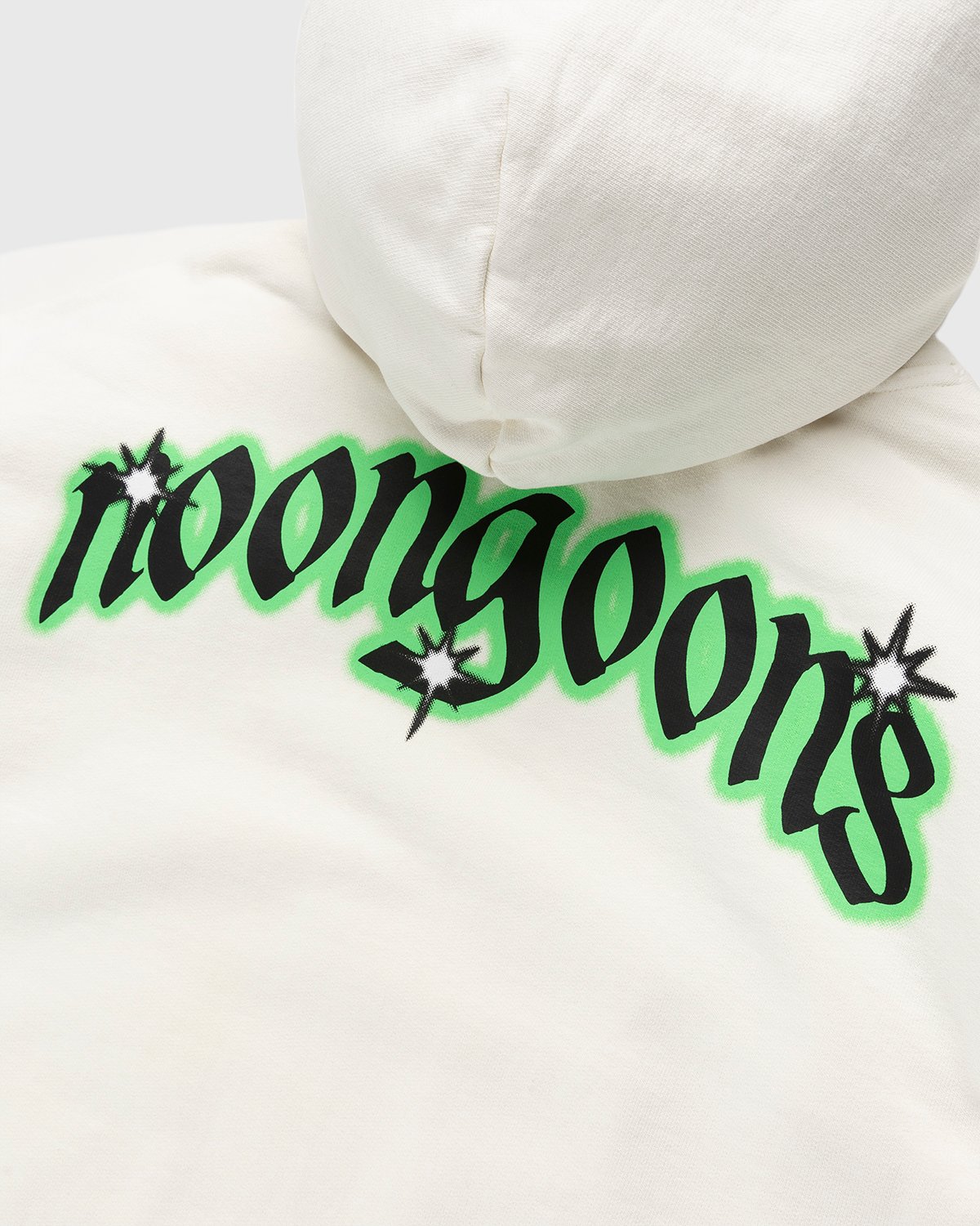 Noon Goons - Pleasures Hoodie Bone White - Clothing - White - Image 4
