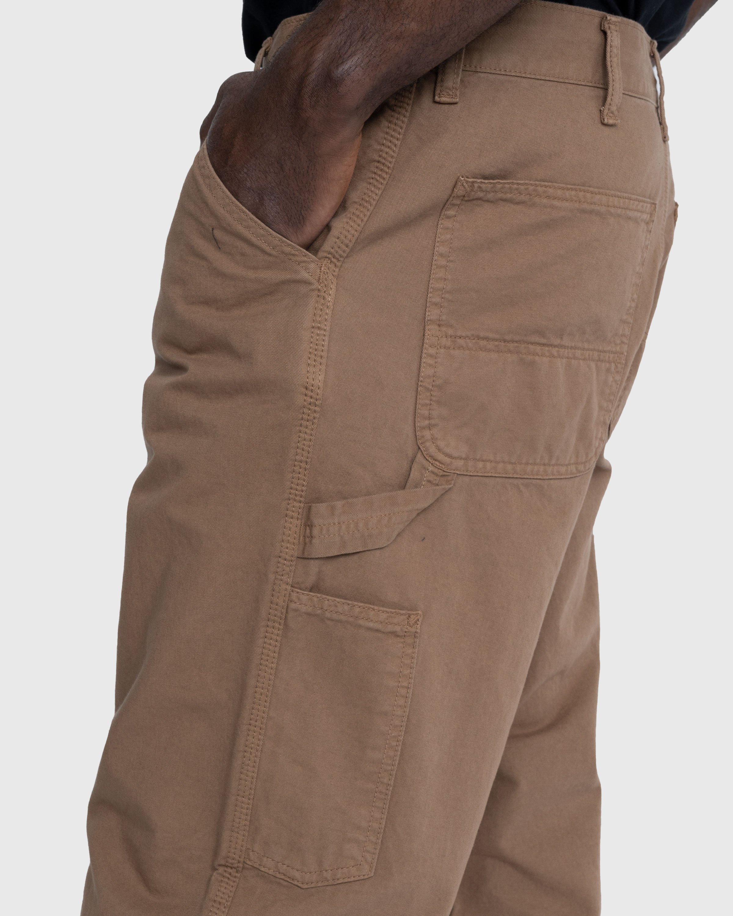 Carhartt WIP - Single Knee Pant Buffalo - Clothing - Brown - Image 6