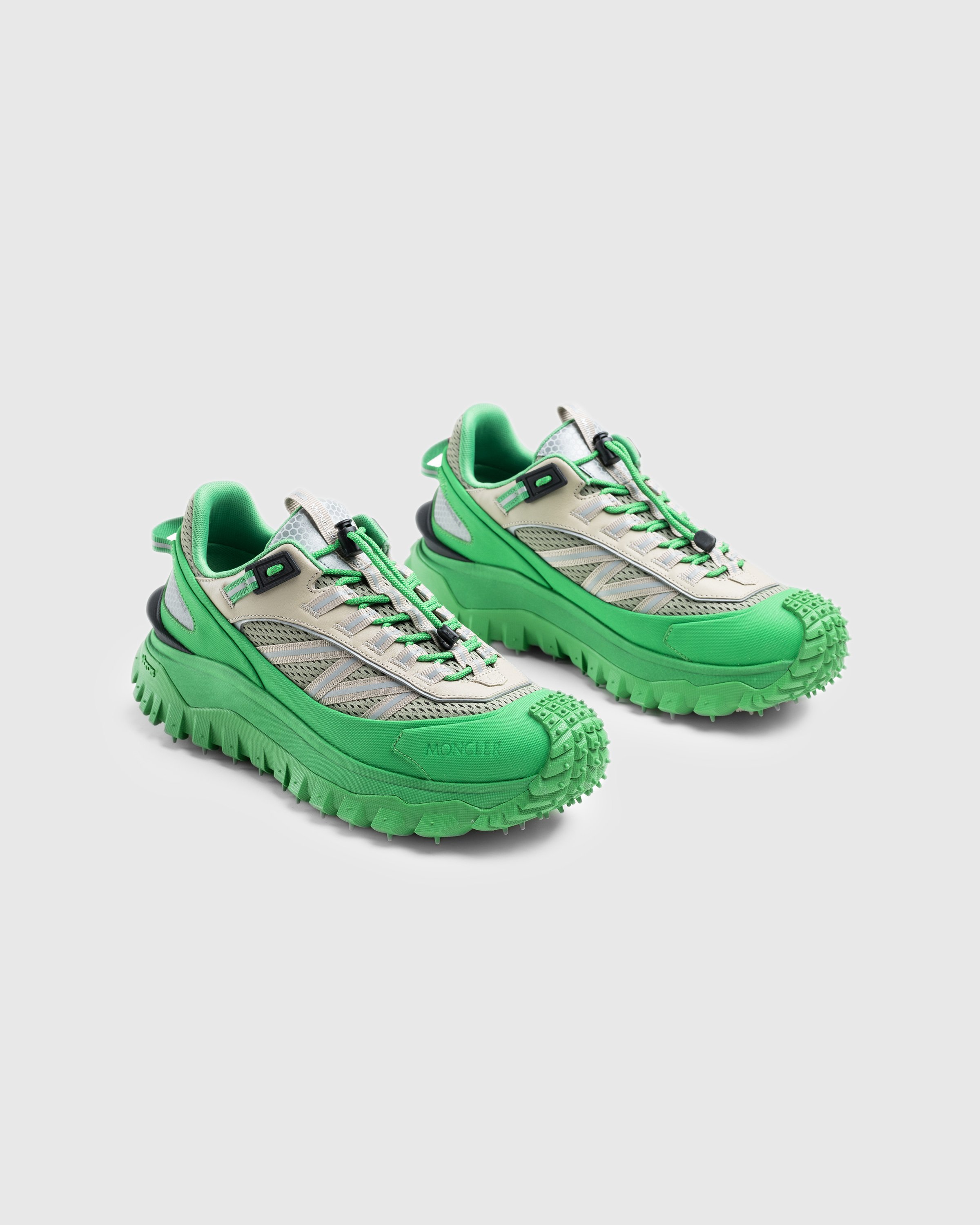 Moncler - Trailgrip Low Top Sneakers Green - Footwear - Green - Image 3