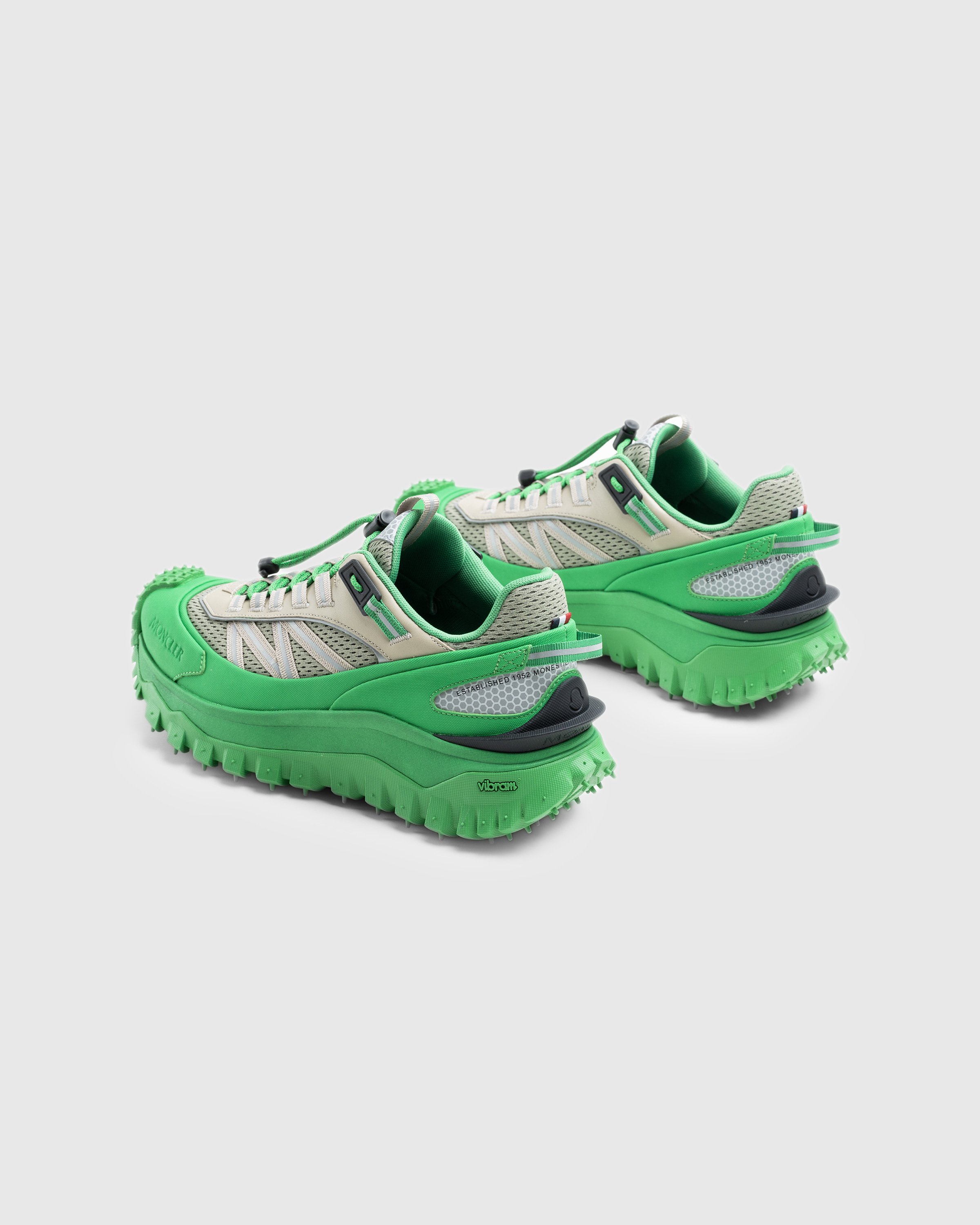 Moncler - Trailgrip Low Top Sneakers Green - Footwear - Green - Image 4