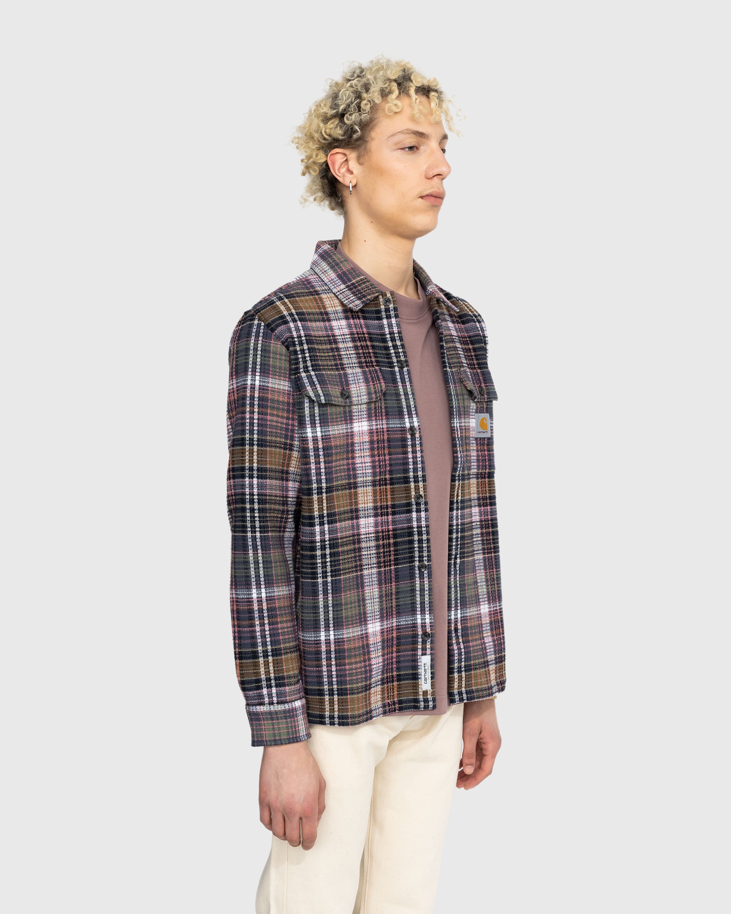 Carhartt WIP - Valmon Check Shirt Hamilton Brown - Clothing - Brown - Image 4