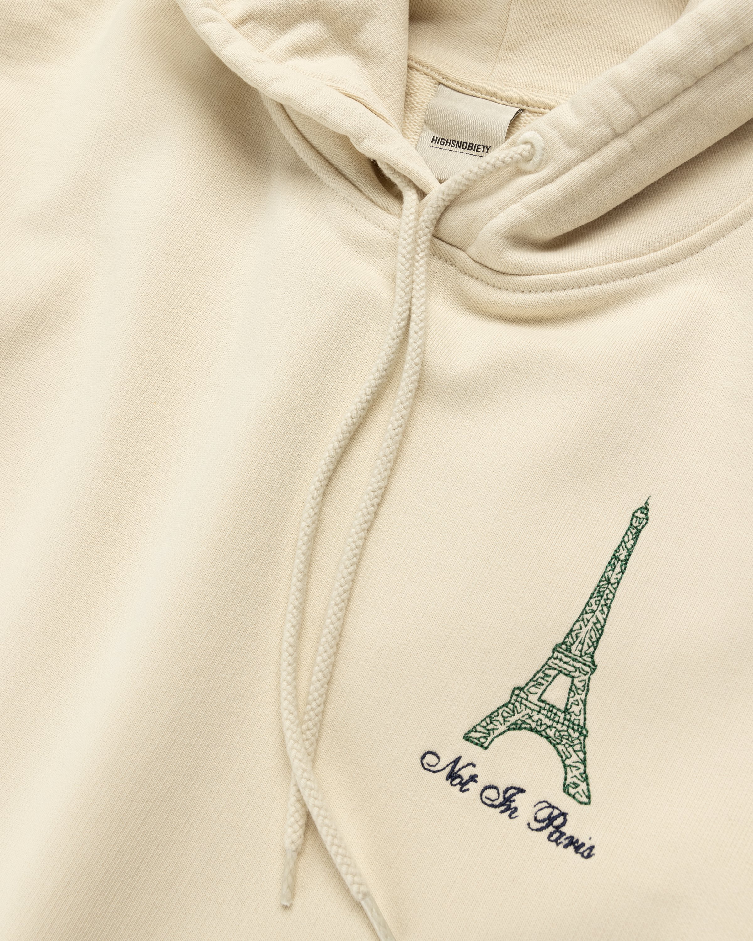 Highsnobiety - Not In Paris 4 Eiffel Tower Hoodie Eggshell - Clothing - Beige - Image 4