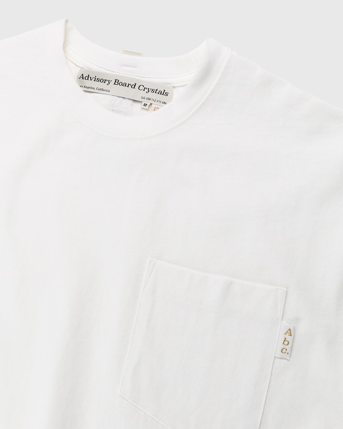 Abc. - Short-Sleeve Pocket Tee Selenite - Clothing - White - Image 6