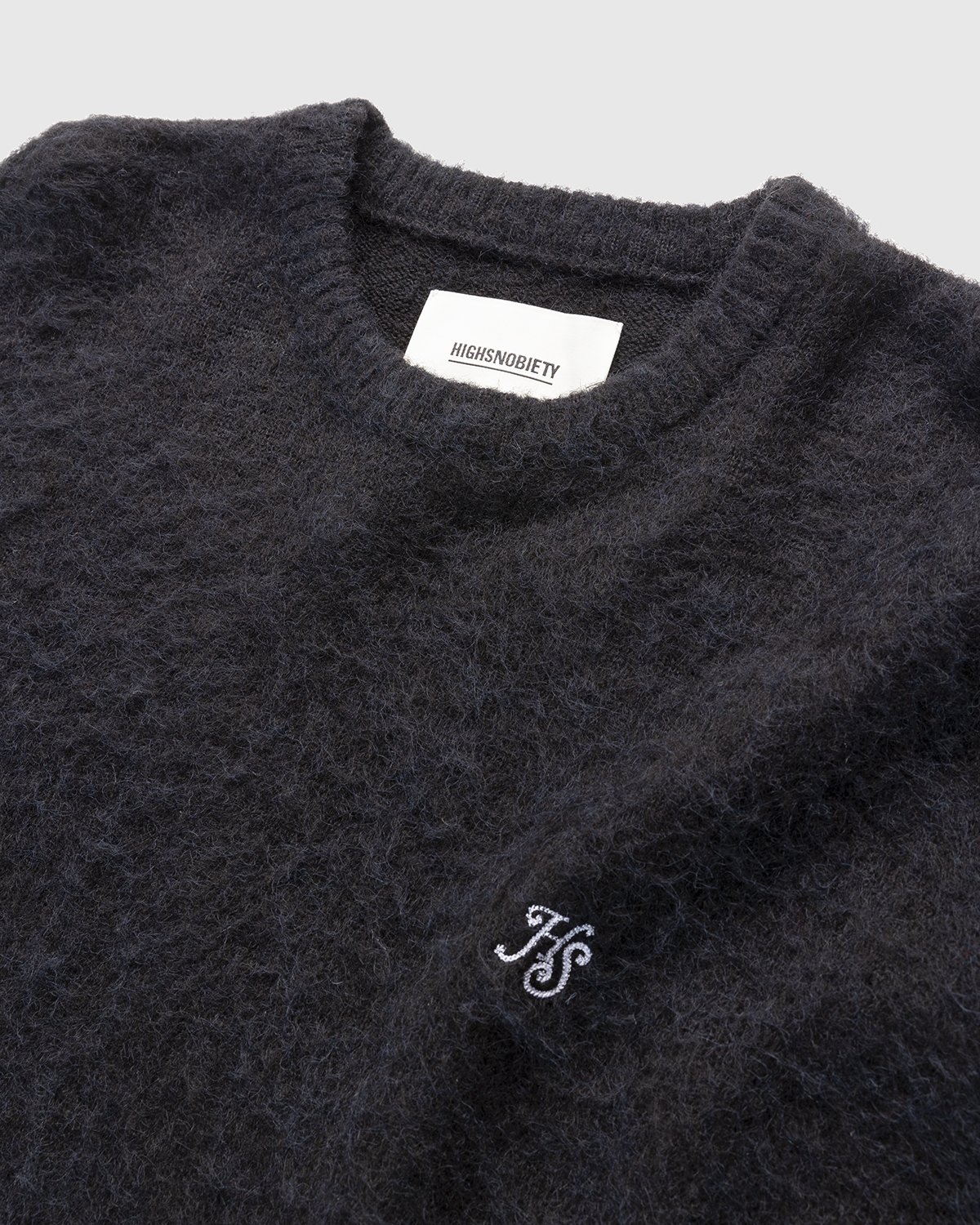 Highsnobiety - Mono Alpaca Sweater Black - Clothing - Black - Image 3