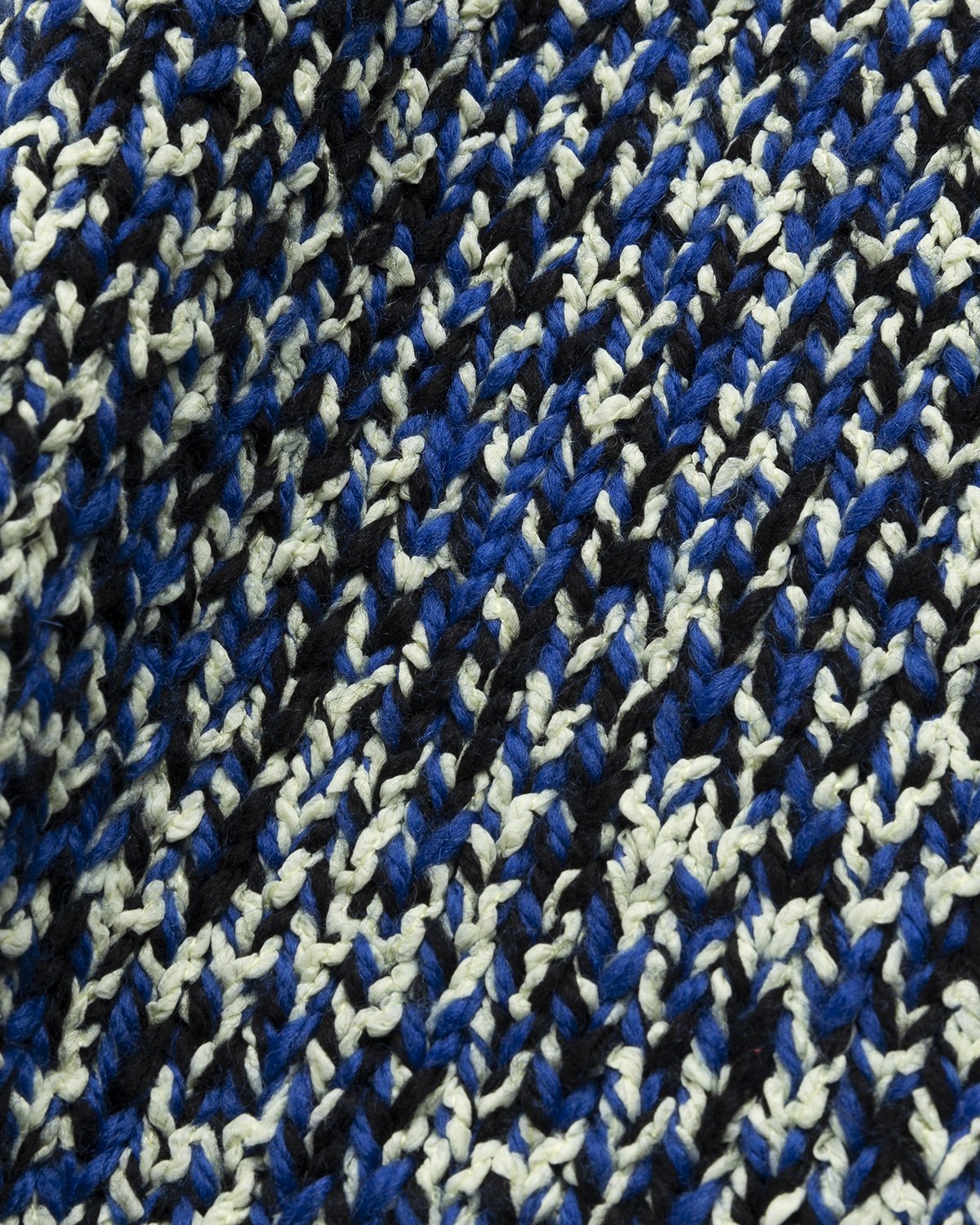 Maison Margiela - Mouliné Crewneck Sweater Blue - Clothing - Blue - Image 5