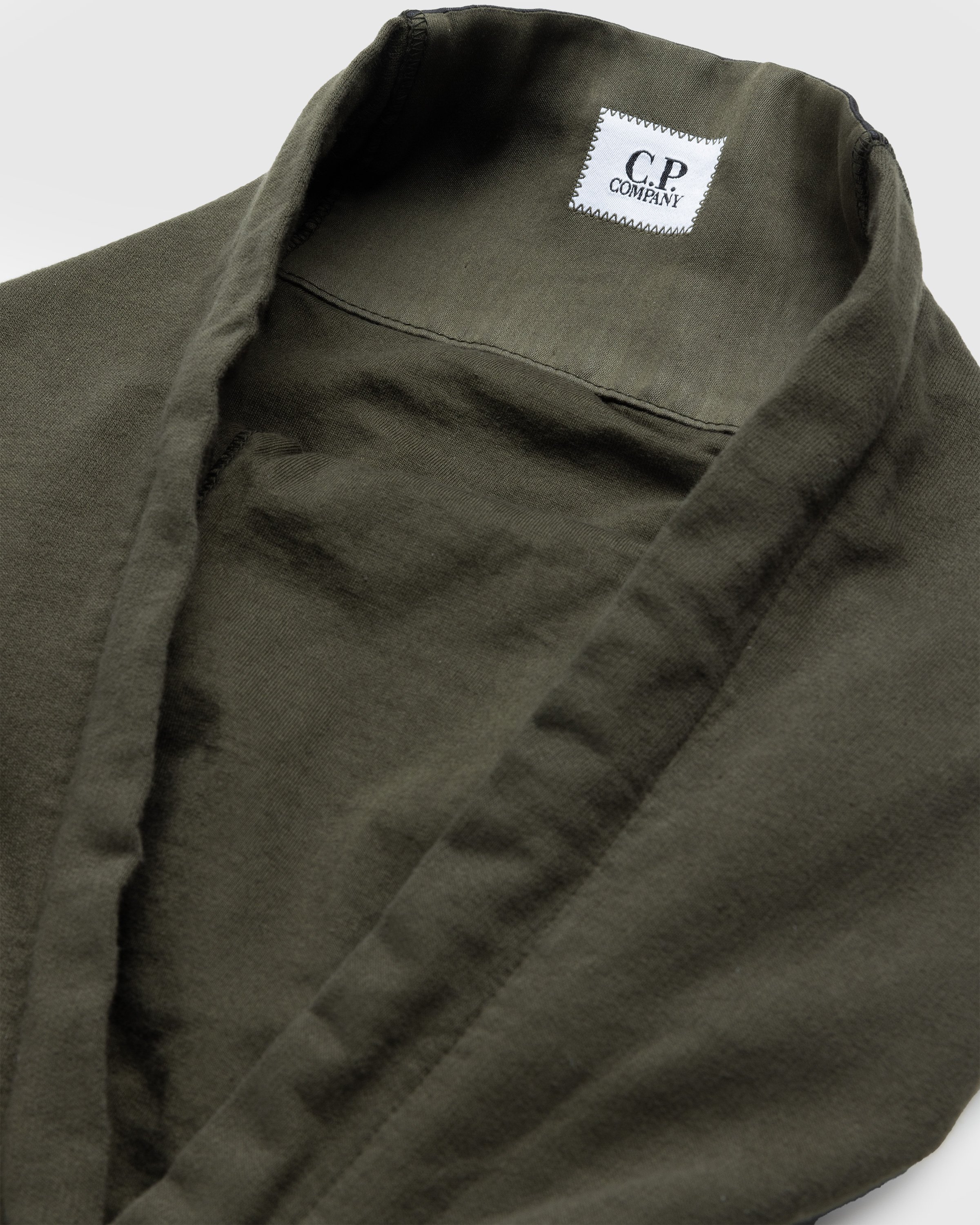 C.P. Company - Light Fleece Hoodie Green - Clothing - Green - Image 5