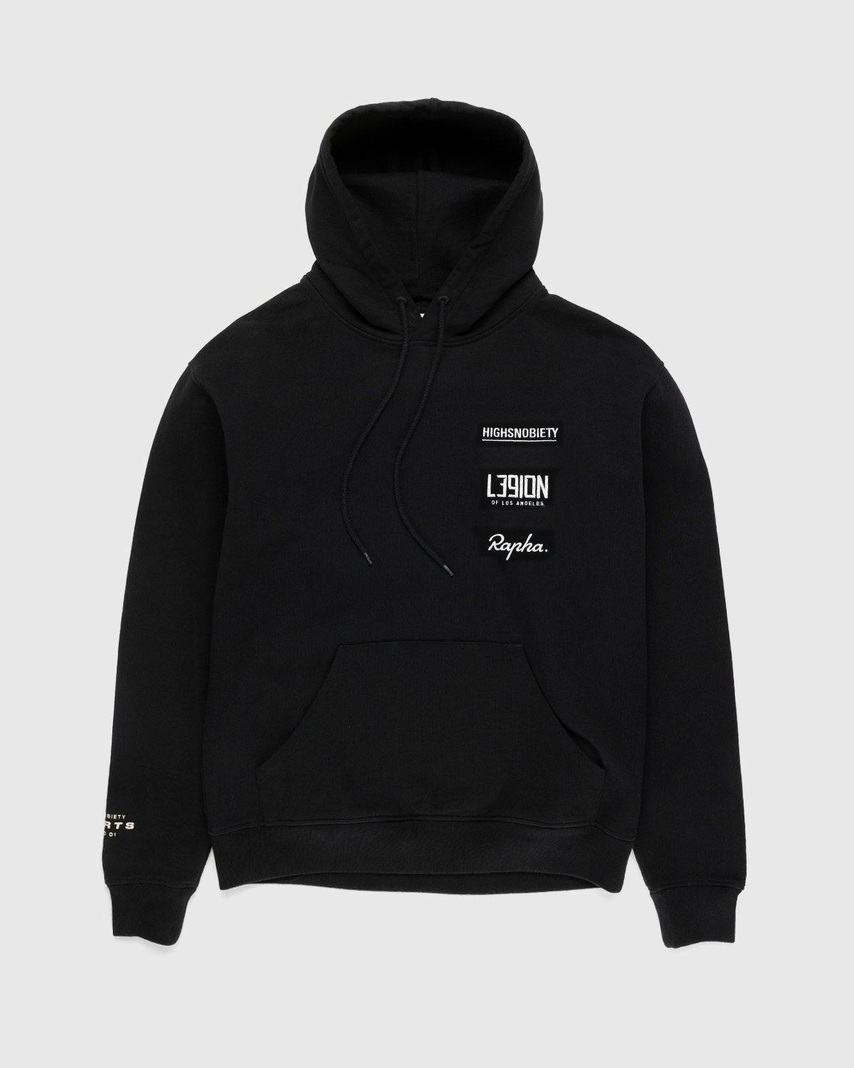 Rapha x L39ION of LA x Highsnobiety - HS Sports Hoodie Black - Clothing - Black - Image 2