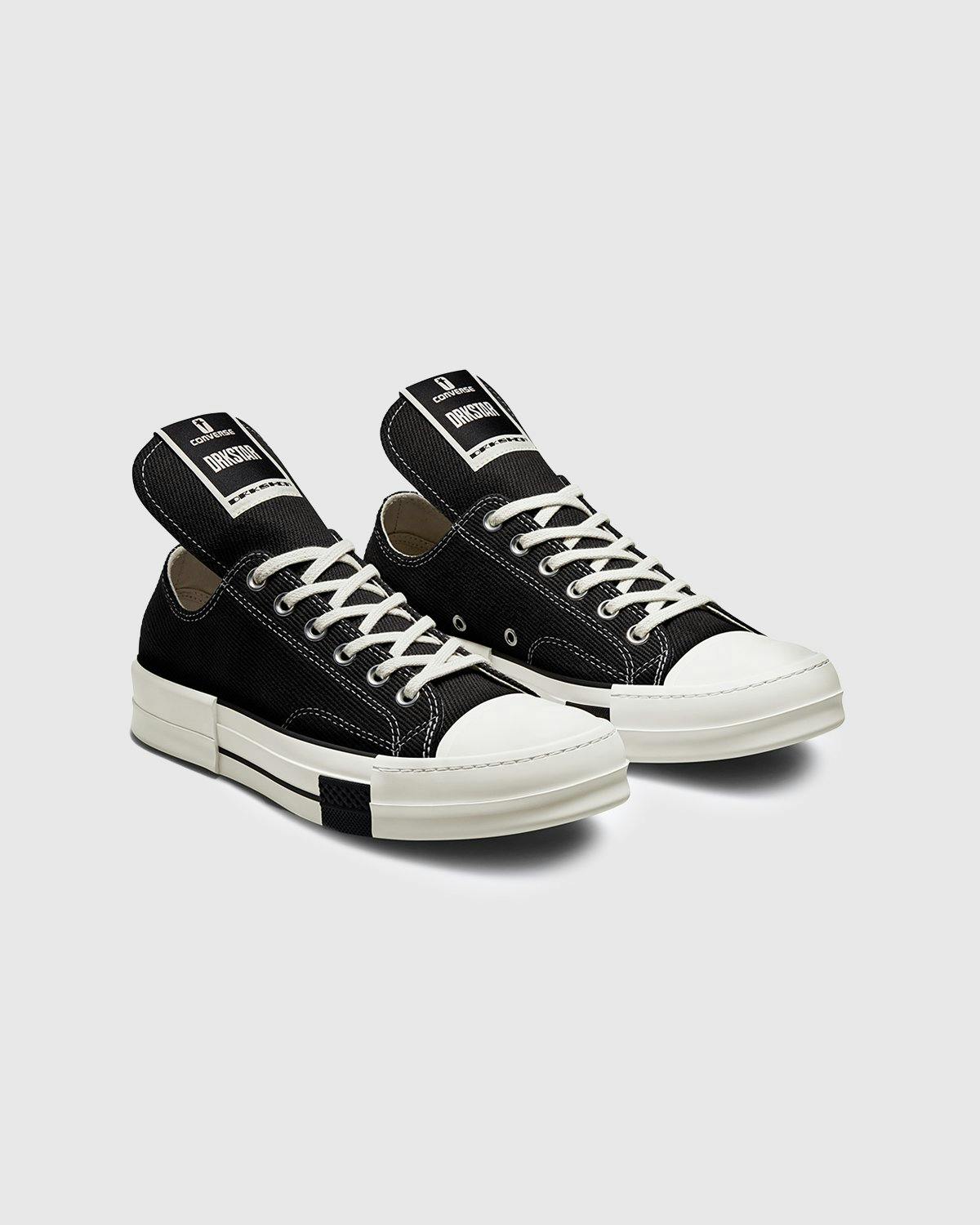 Converse x Rick Owens - DRKSTAR Chuck 70 Ox Black Egret Black - Footwear - Black - Image 3