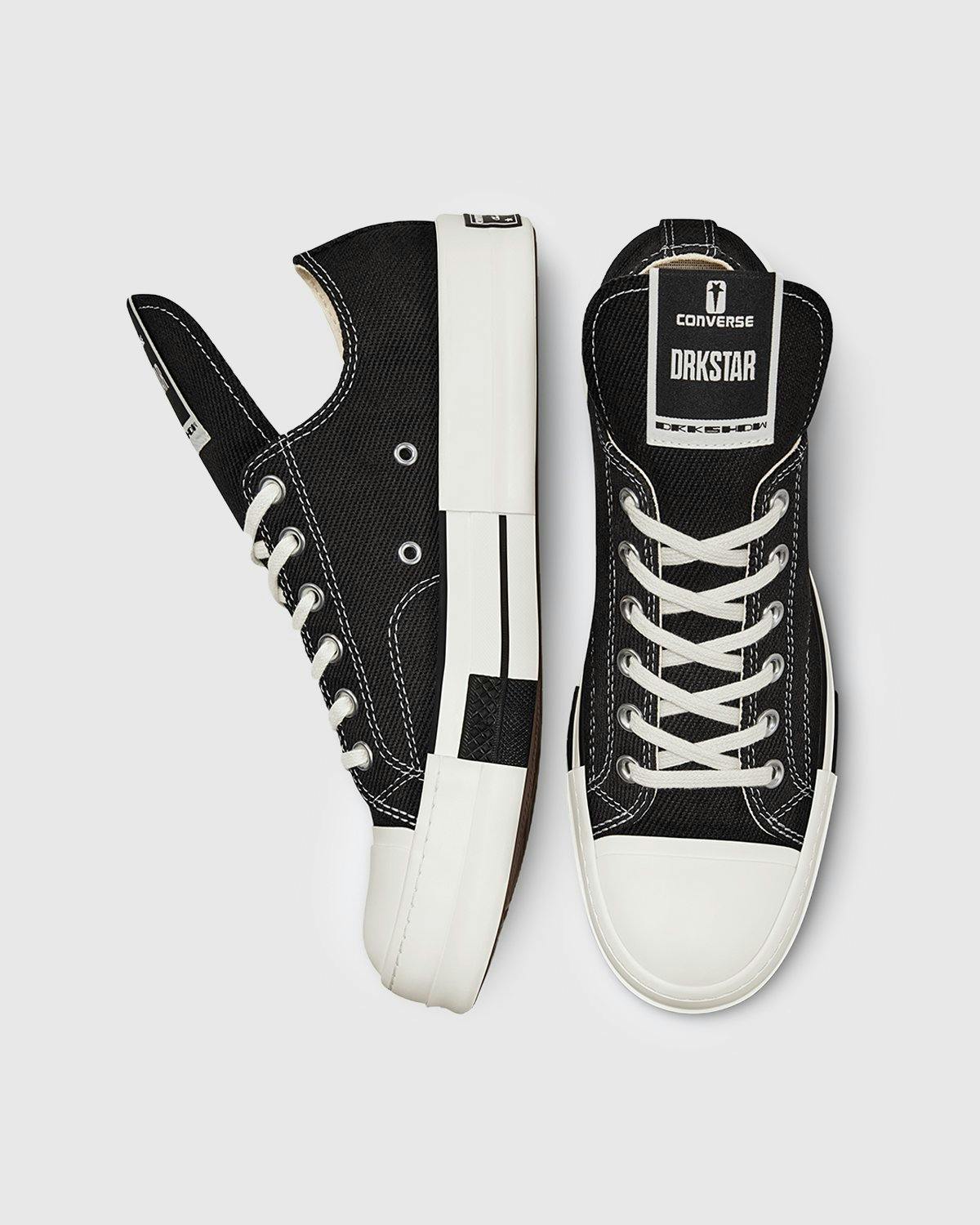 Converse x Rick Owens - DRKSTAR Chuck 70 Ox Black Egret Black - Footwear - Black - Image 4