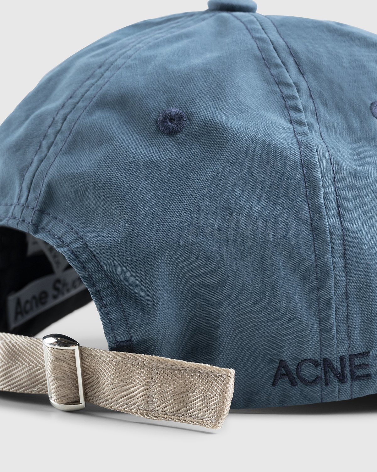 Acne Studios - Baseball Cap Mid Blue - Accessories - Blue - Image 4