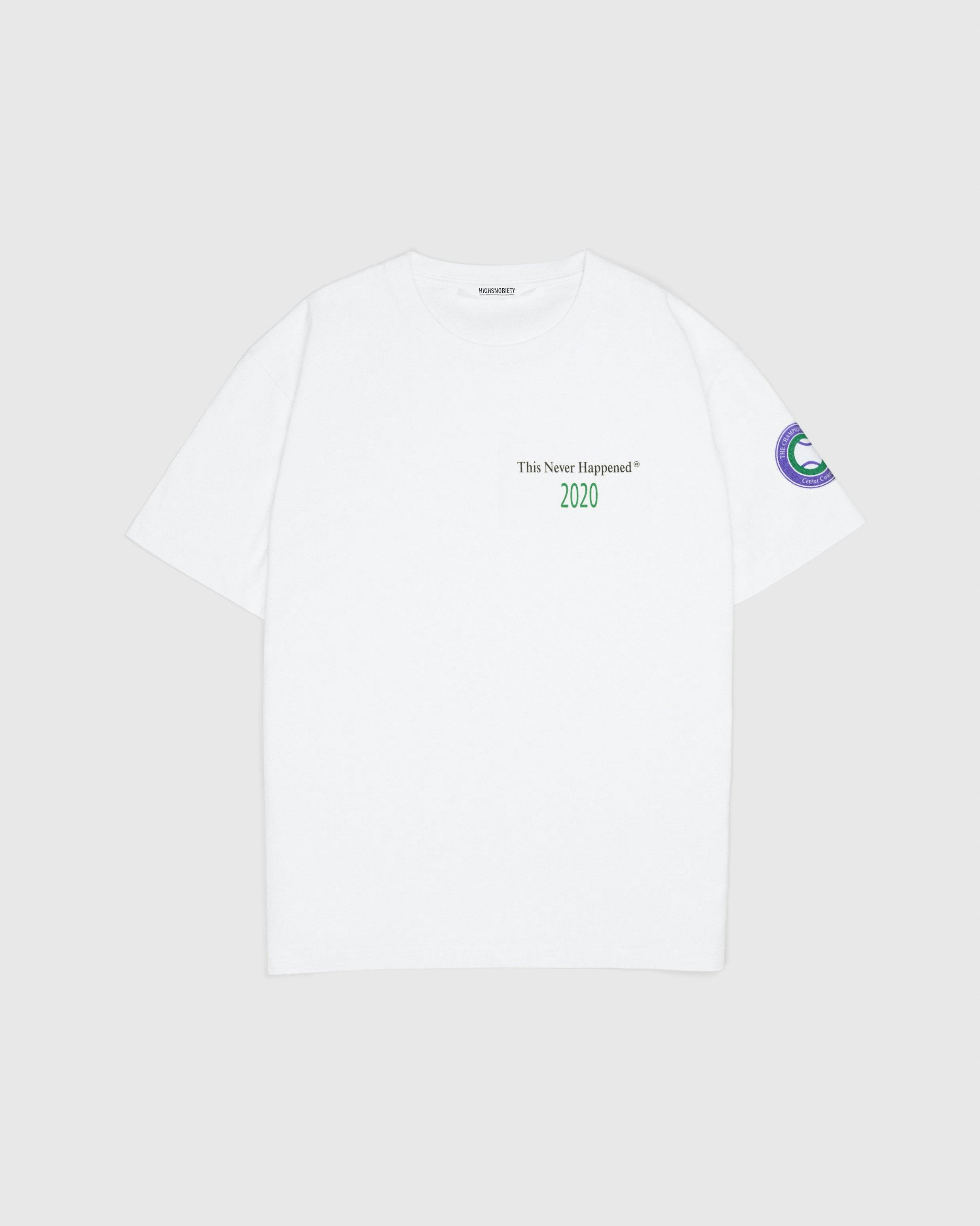 Highsnobiety - This Never Happened Tennis Tournament T-Shirt White - Clothing - White - Image 2