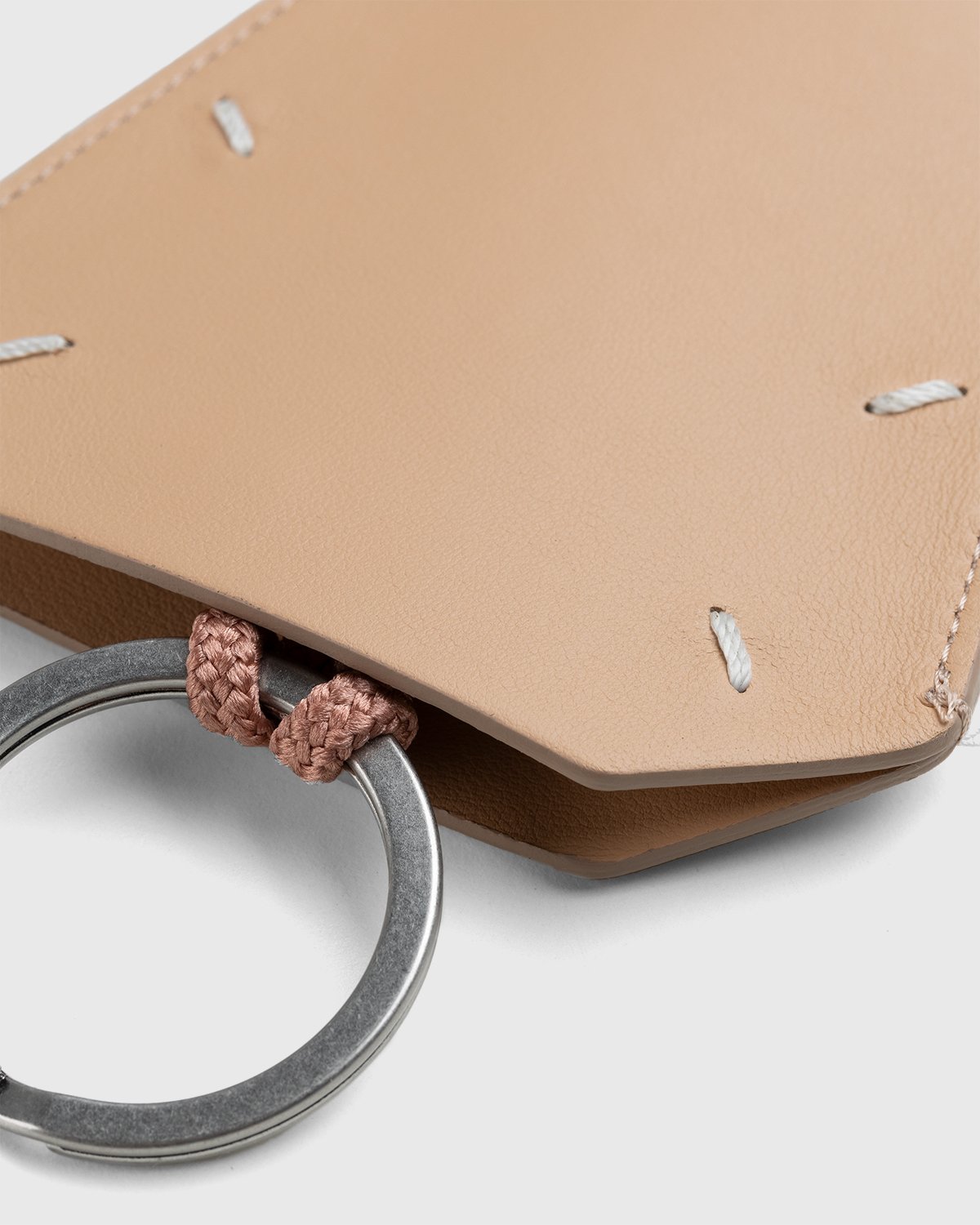 Maison Margiela - Leather Key Ring Sheepskin - Accessories - Brown - Image 3