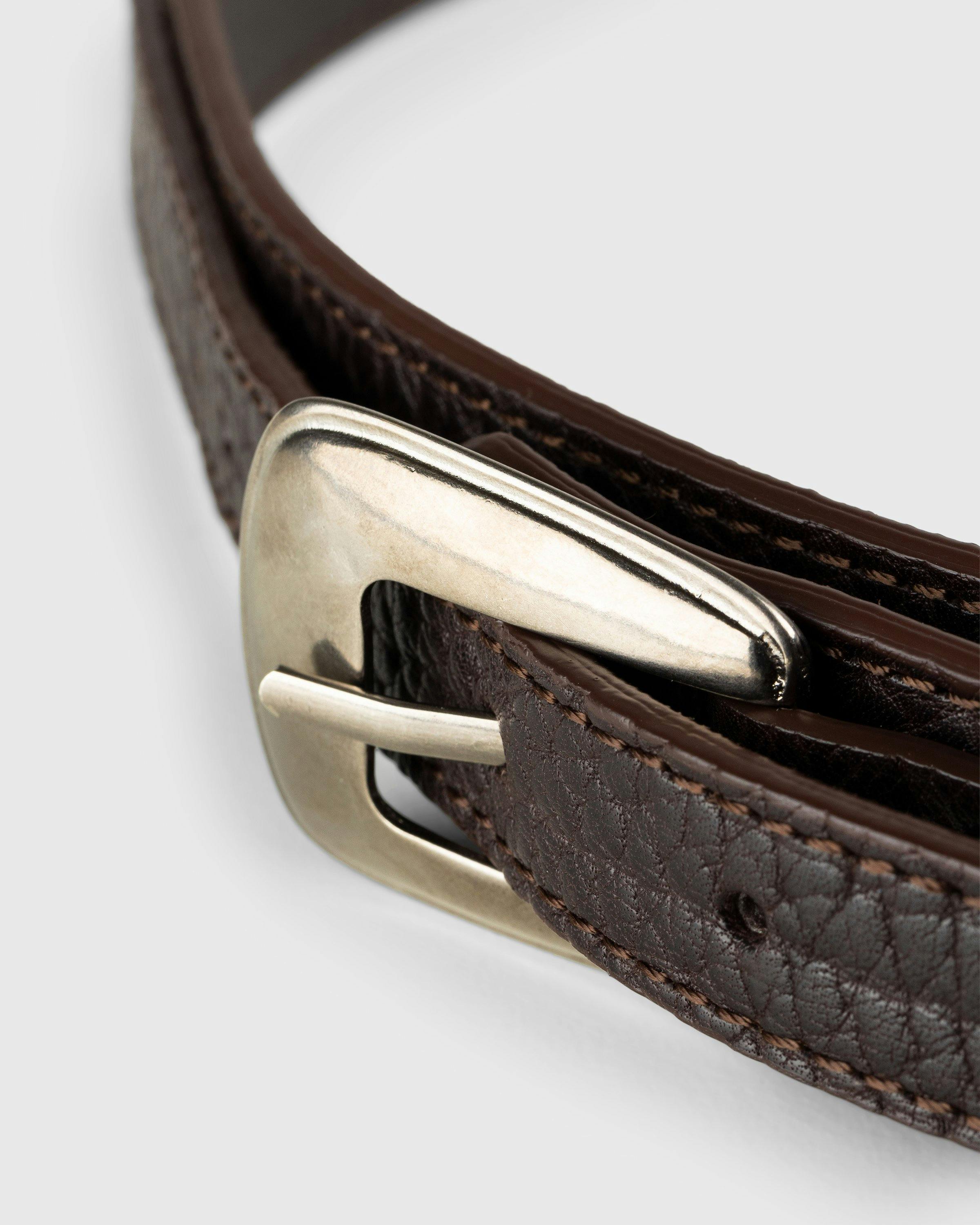 Lemaire - Minimal Western Belt Dark Brown - Accessories - Brown - Image 2