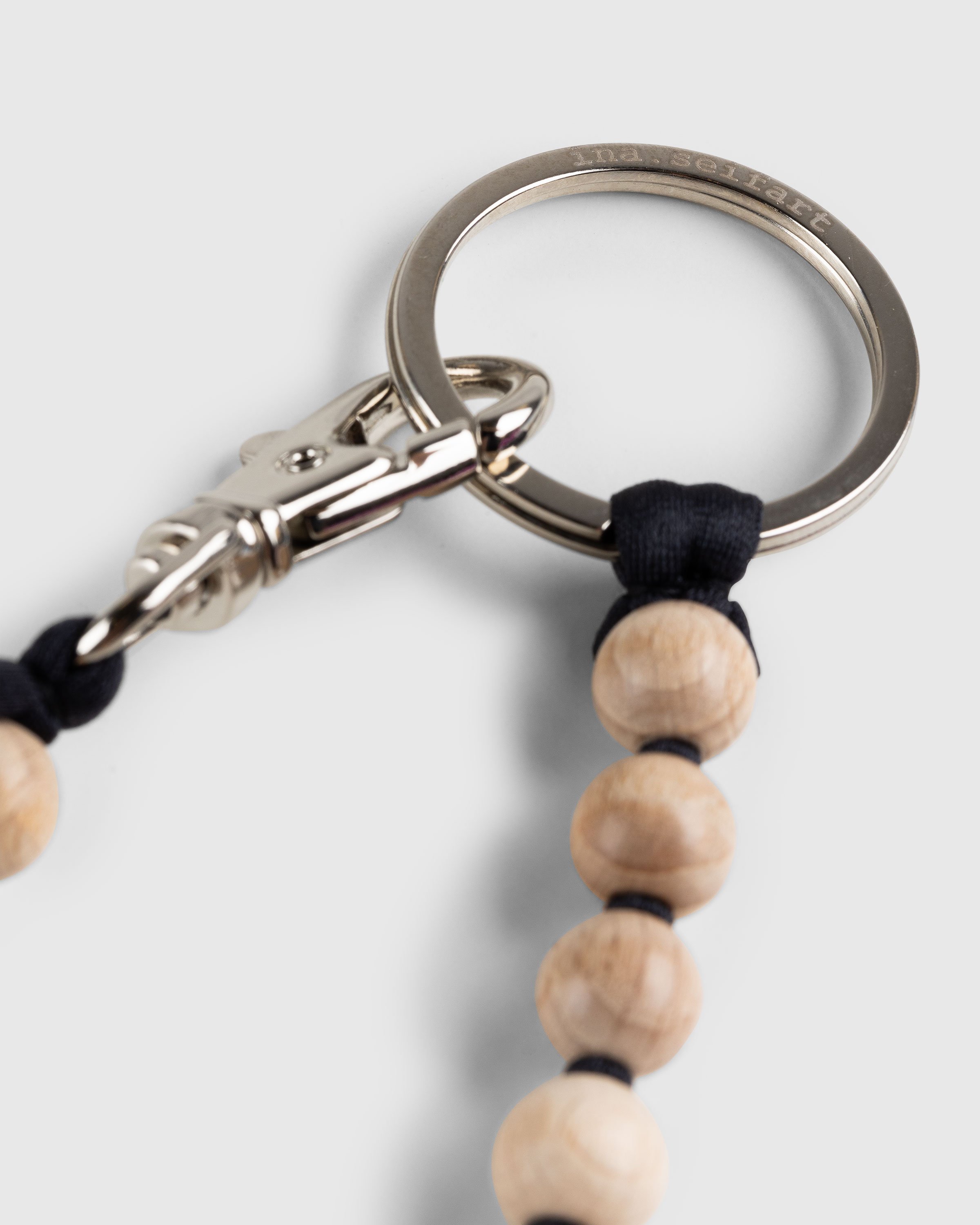 Ina Seifart - Pearl Keychain Long Natural - Accessories - Black - Image 2