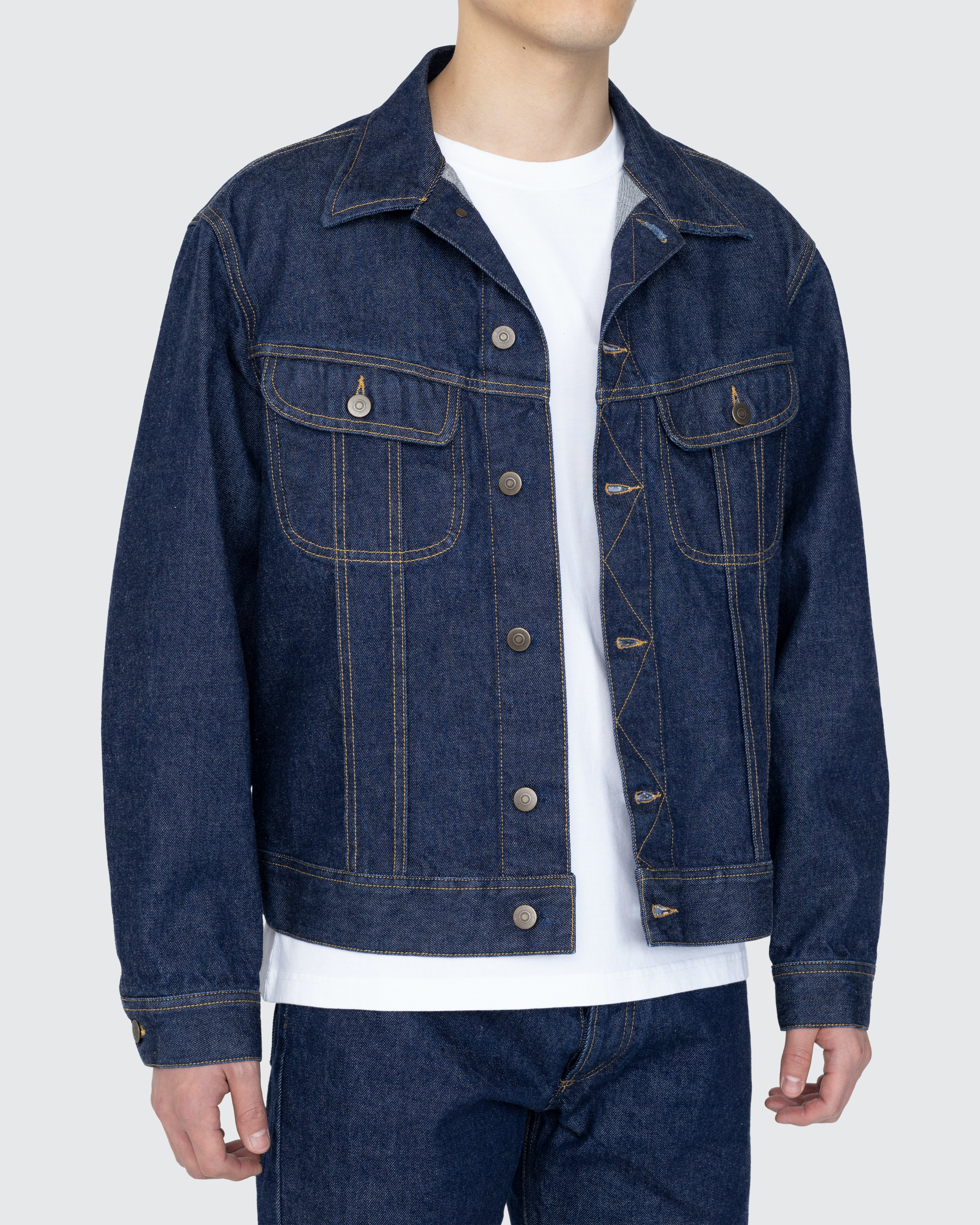 Maison Margiela - Denim Jacket Indigo - Clothing - Blue - Image 4