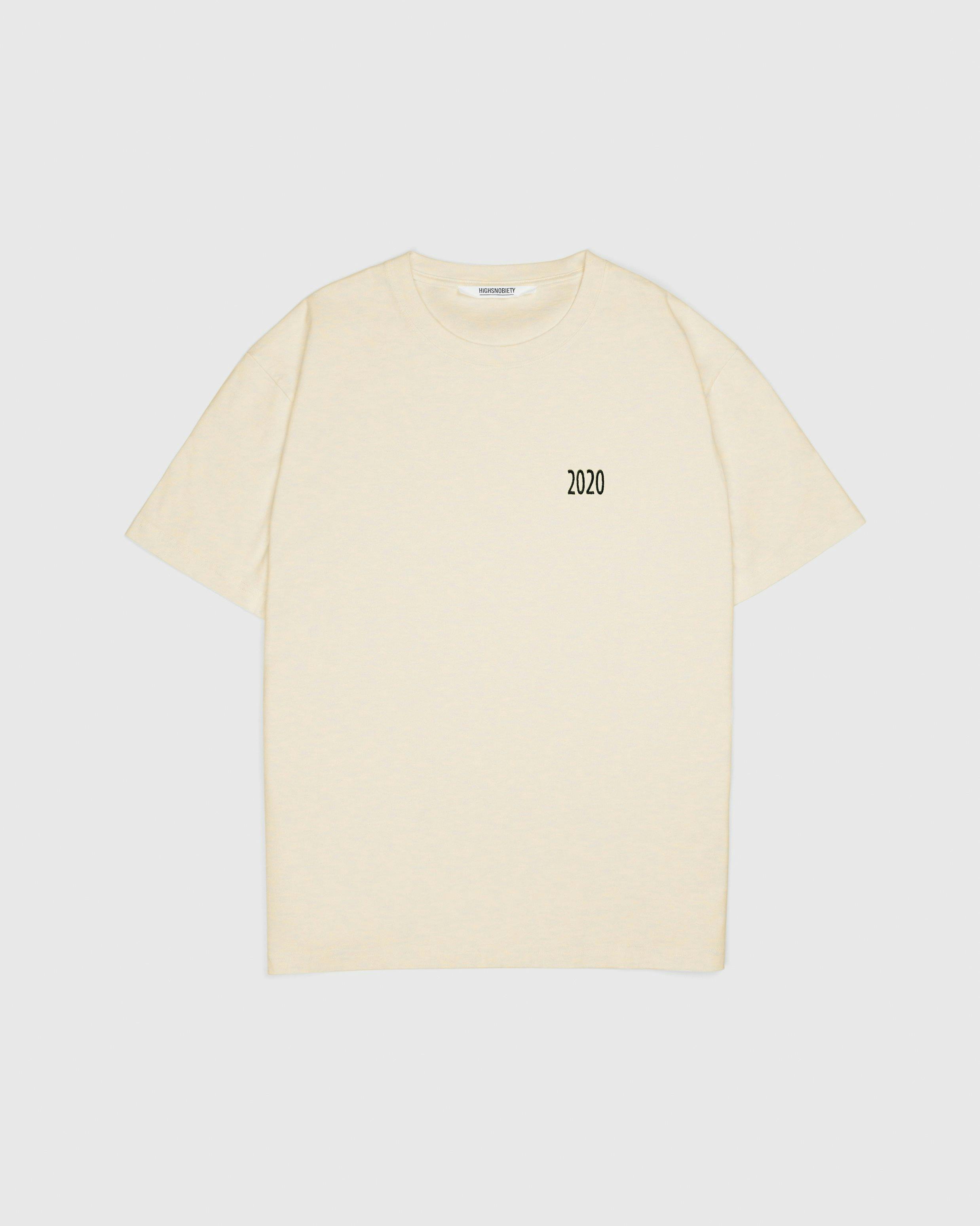 Highsnobiety - This Never Happened 2020 T-Shirt Eggshell - Clothing - Beige - Image 2