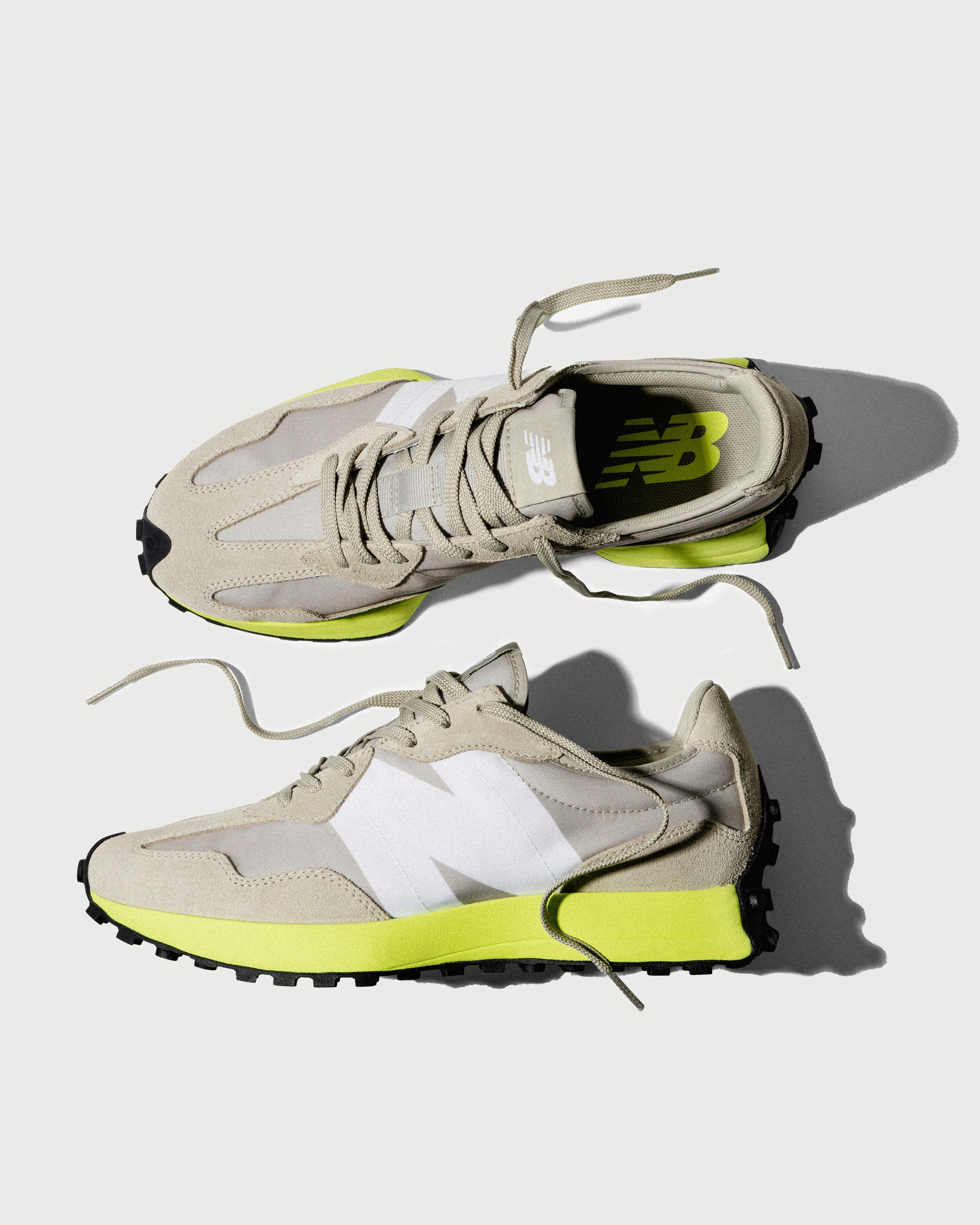 New Balance - MS327 Grey/Oak/Lemon - Footwear - Beige - Image 3