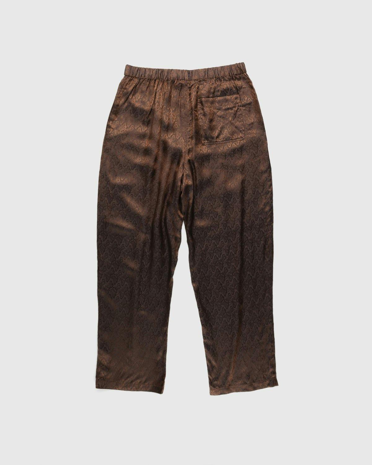 Acne Studios - Jacquard Trousers Brown - Clothing - Brown - Image 2