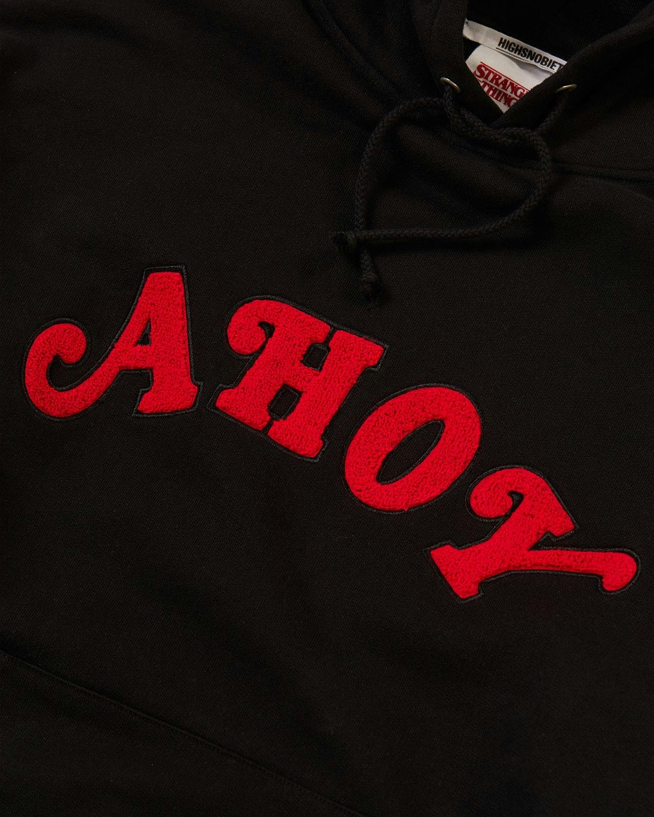 Highsnobiety - Stranger Things Ahoy Hoodie Black - Clothing - Black - Image 3