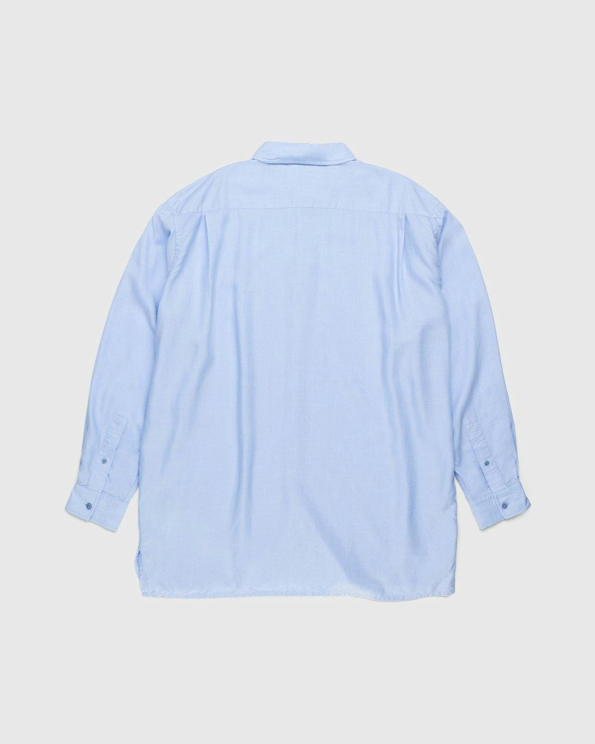 Acne Studios - Classic Monogram Button-Up Shirt Light Blue - Clothing - Blue - Image 2