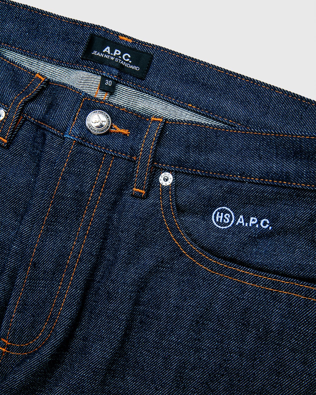 A.P.C. x Highsnobiety - Denim Jeans Blue - Clothing - Blue - Image 3