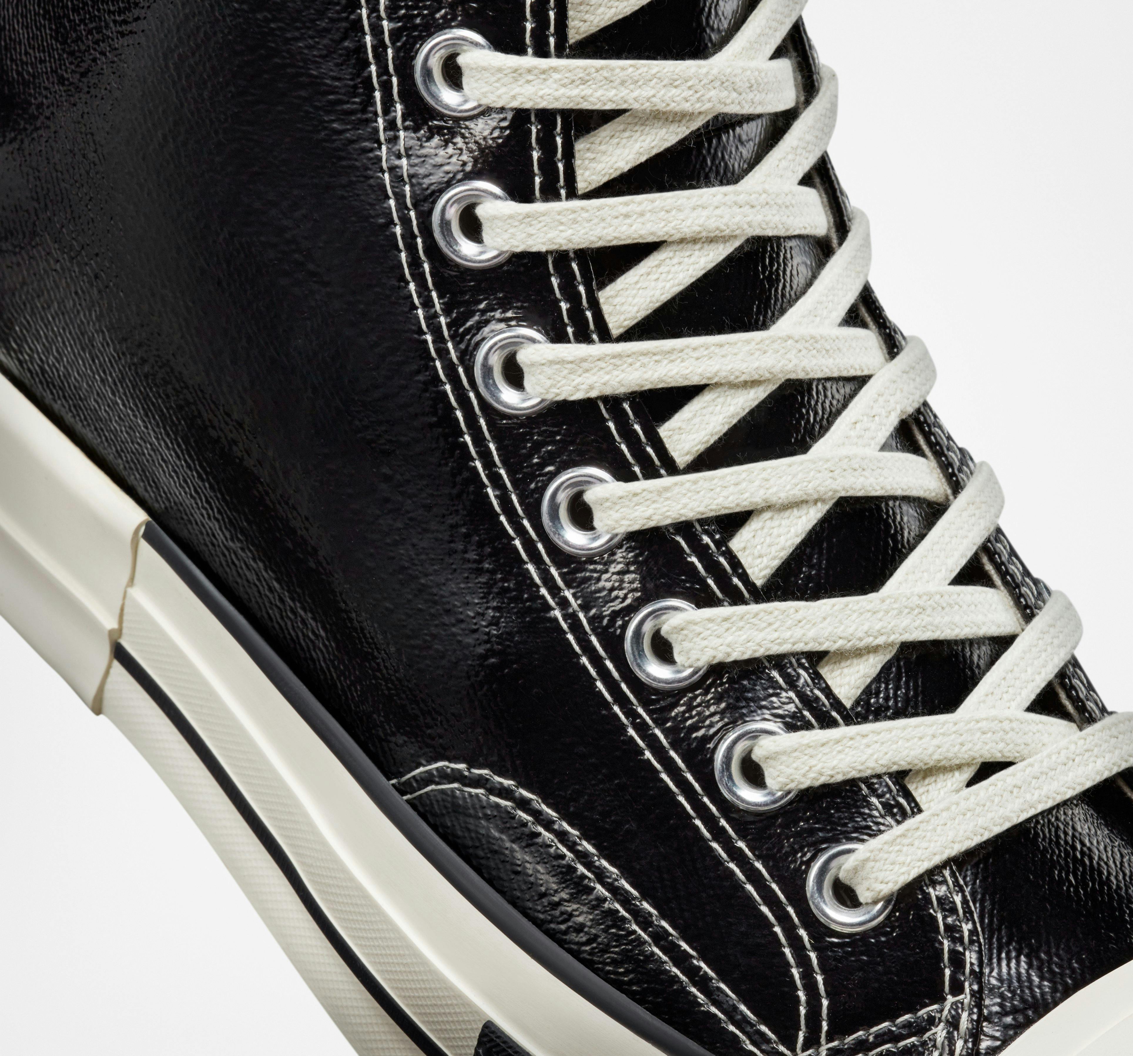 Converse x DRKSHDW - DRKSHDW TURBODRK Chuck 70 Hi Black/Egret/Bone White - Footwear - Black - Image 5