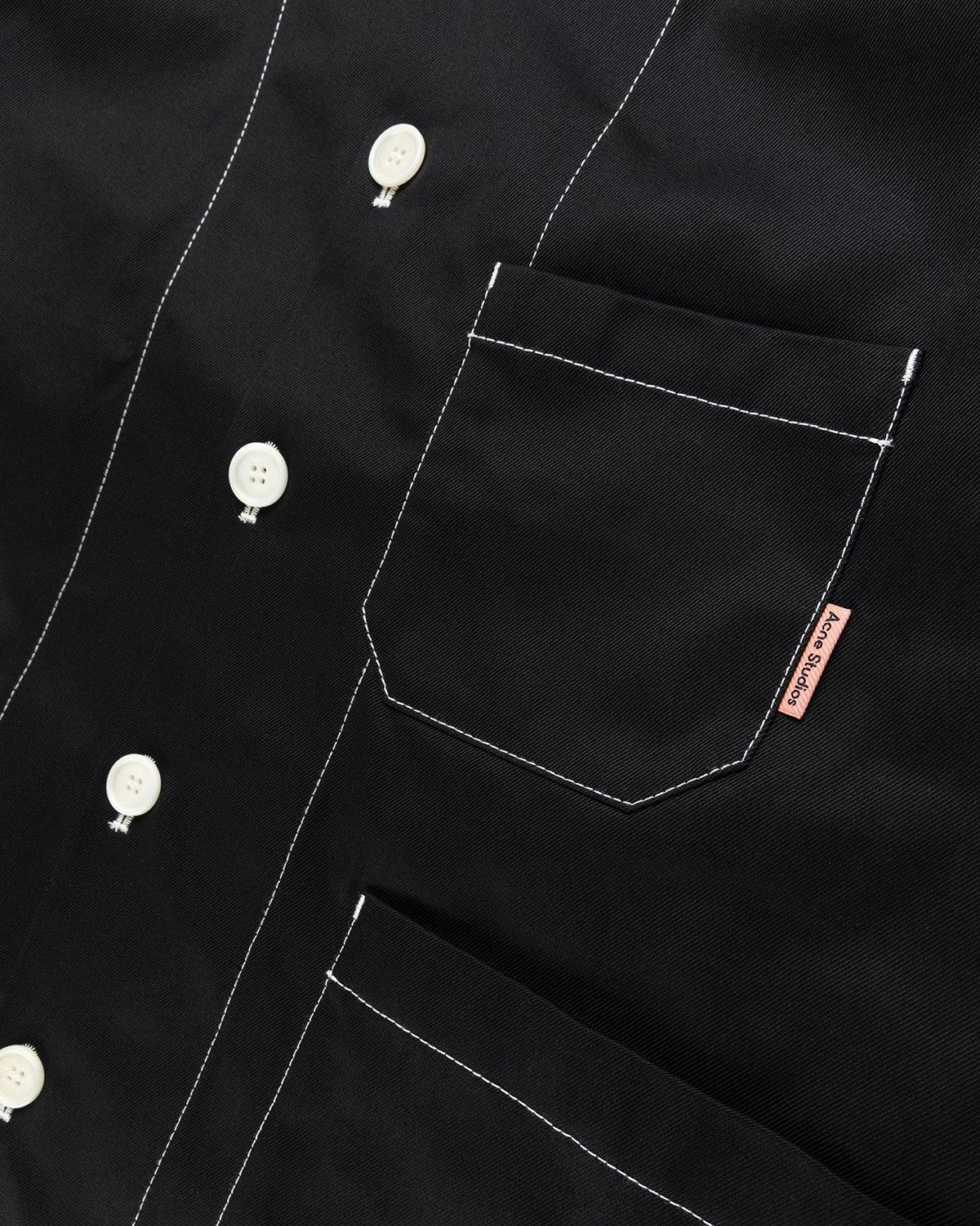 Acne Studios - Heavy Twill Jacket - Clothing - Black - Image 4