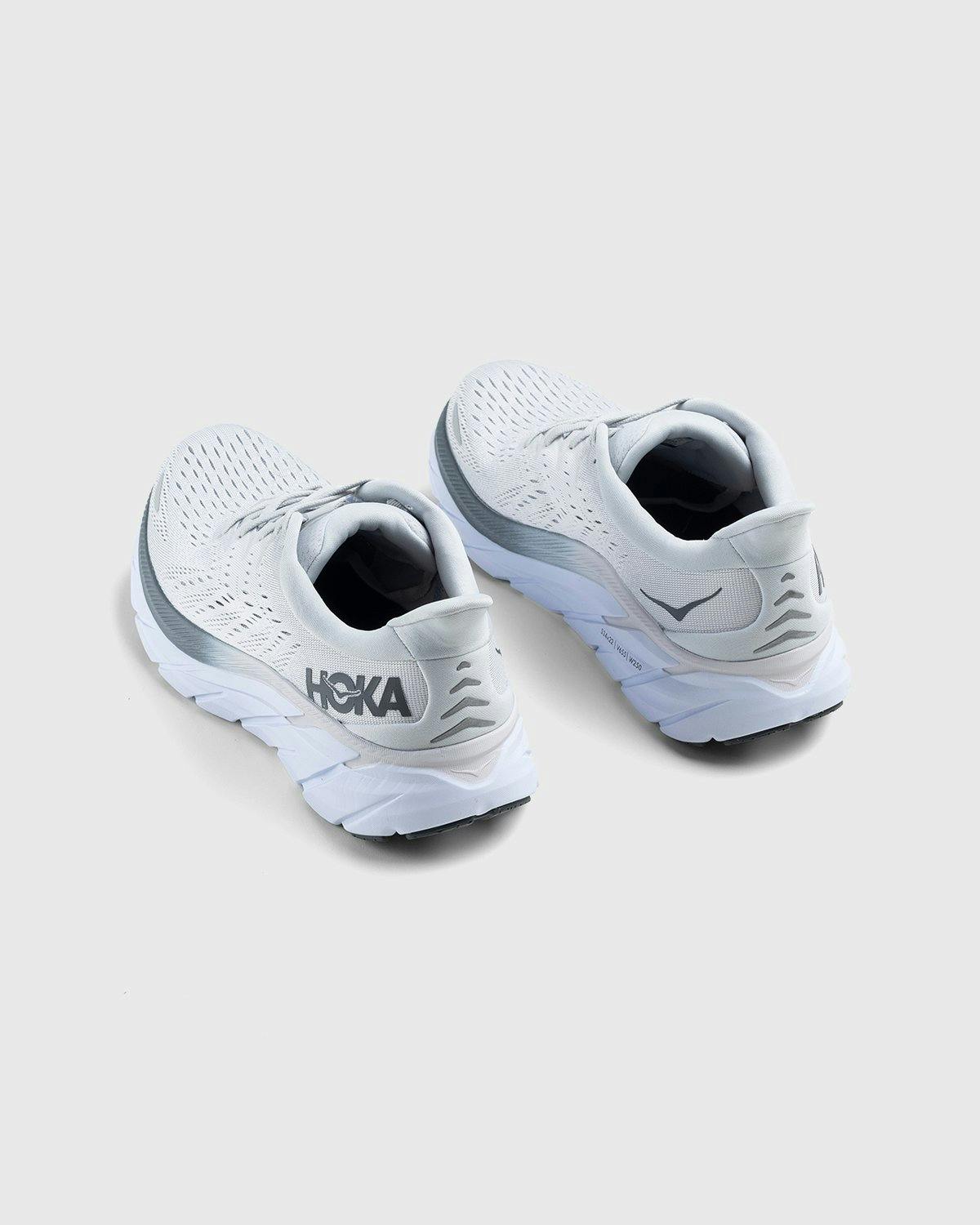 HOKA - Clifton 8 Lunar Rock / Nimbus Cloud - Footwear - White - Image 4