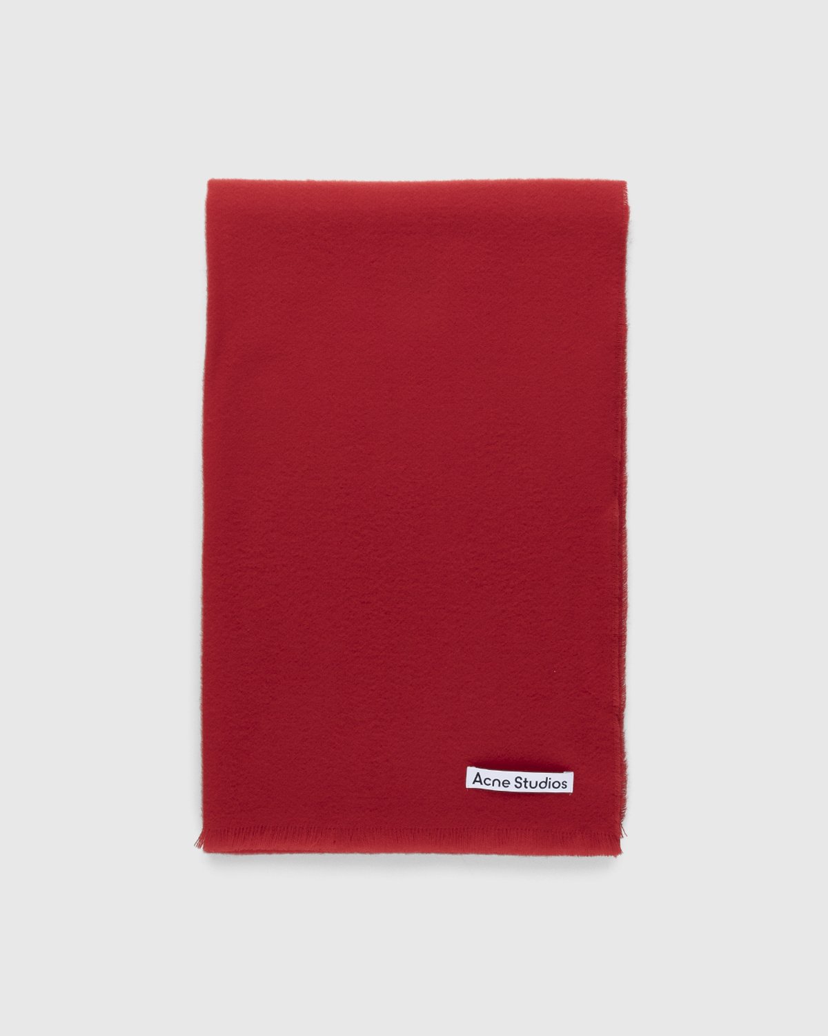 Acne Studios - Heavy Scarf Red - Accessories - Red - Image 2